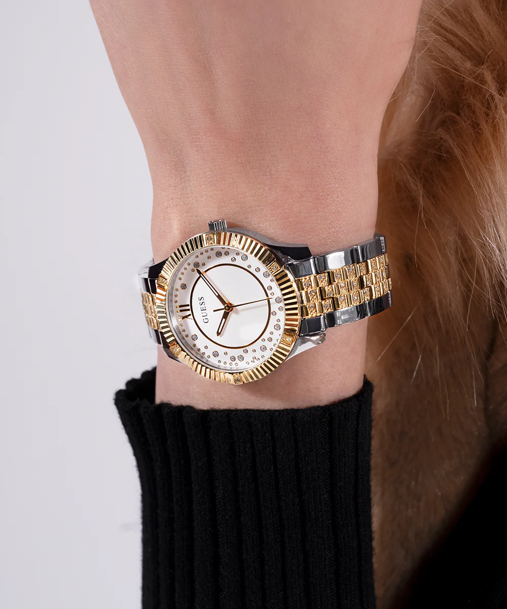 GUESS Ladies 2-Tone Analog Watch - Image 5