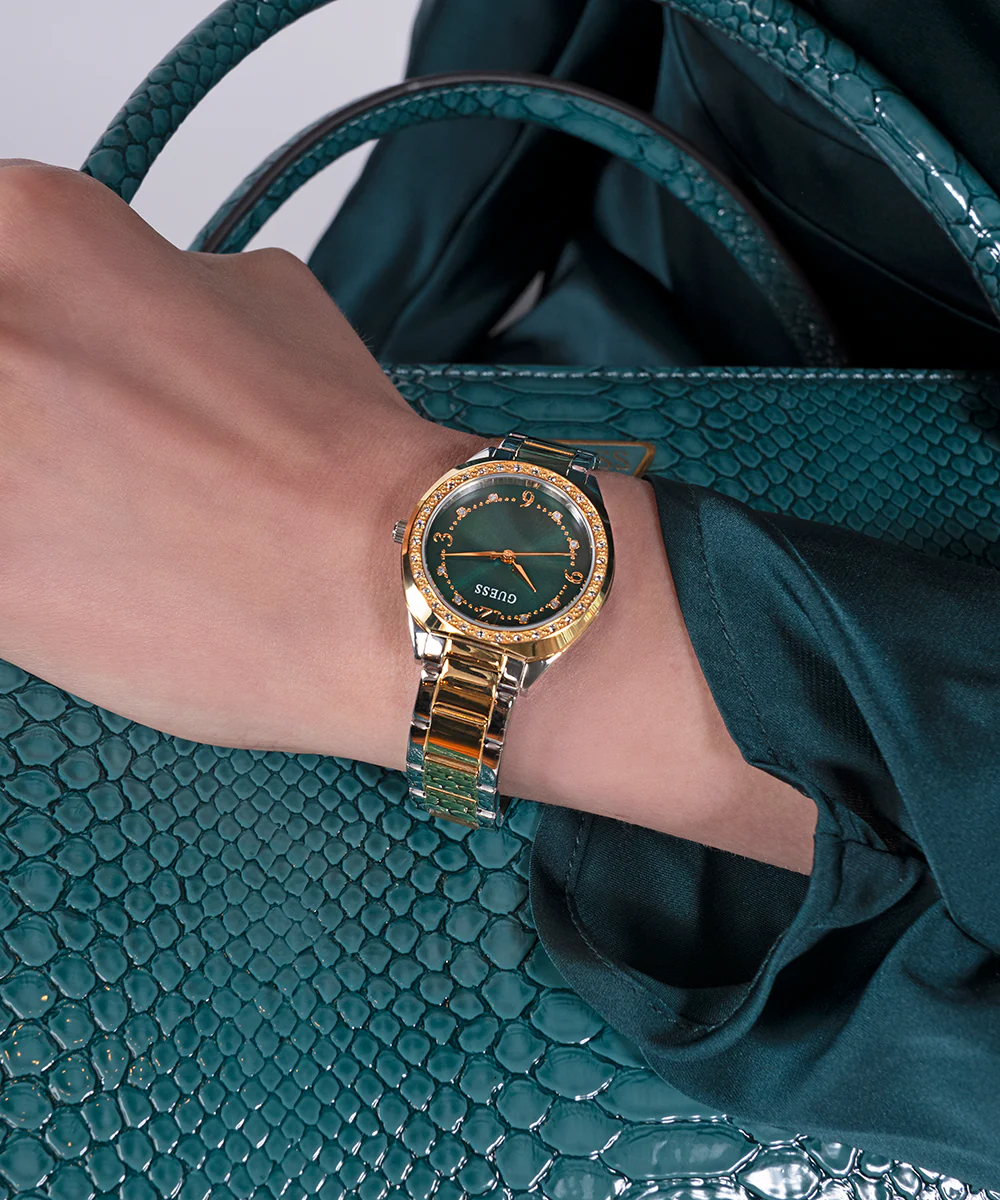 GUESS Ladies 2-Tone Analog Watch - Image 4