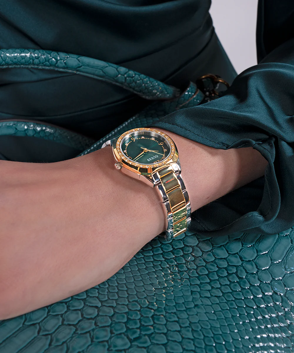 GUESS Ladies 2-Tone Analog Watch - Image 5