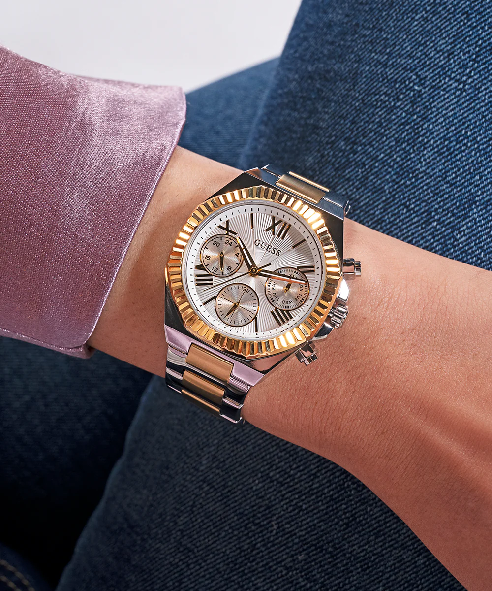 GUESS Ladies 2-Tone Multi-function Watch - Image 4