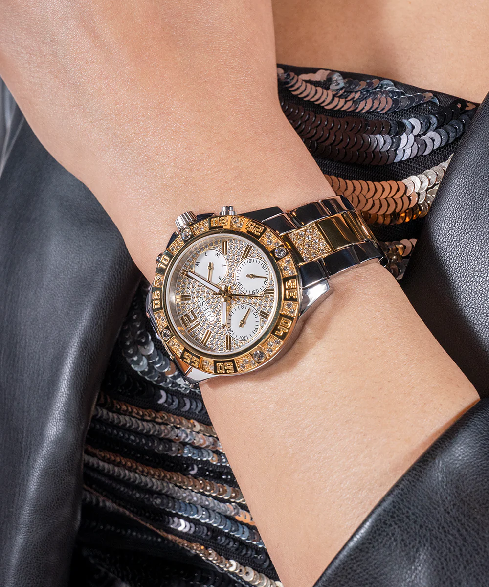 GUESS Ladies 2-Tone Multi-function Watch - Image 4