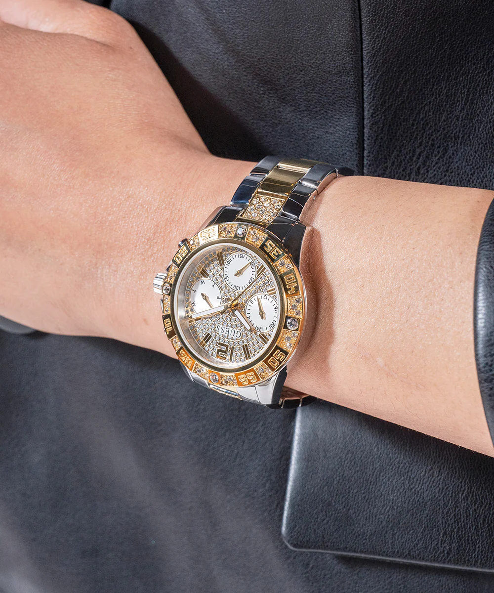 GUESS Ladies 2-Tone Multi-function Watch - Image 7