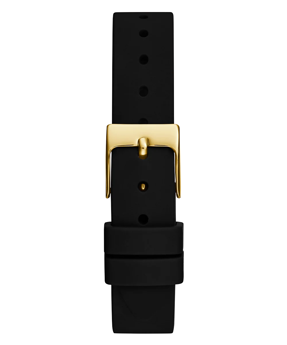 GUESS Ladies Black Gold Tone Analog Watch - Image 8