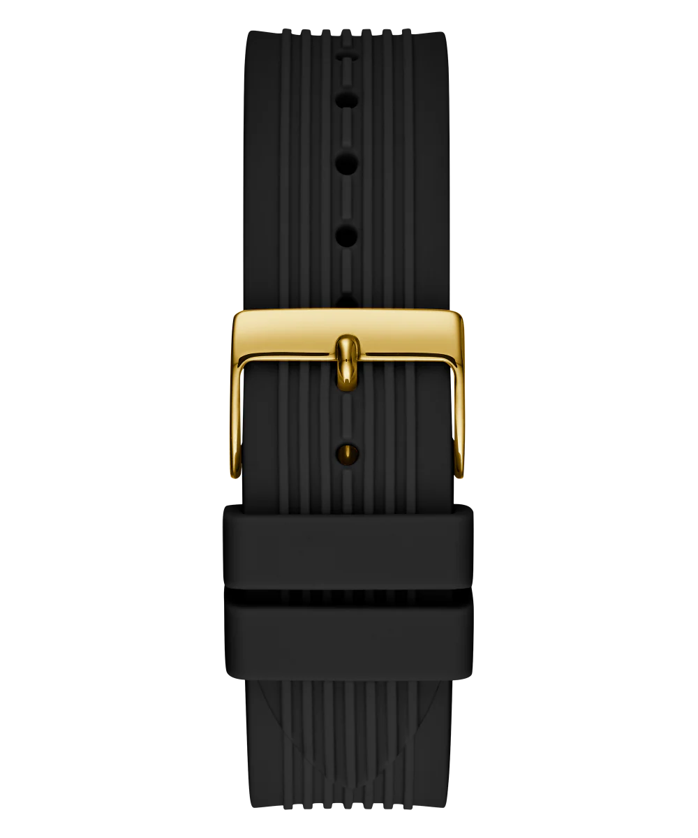 GUESS Ladies Black Gold Tone Multi-function Watch - Image 5