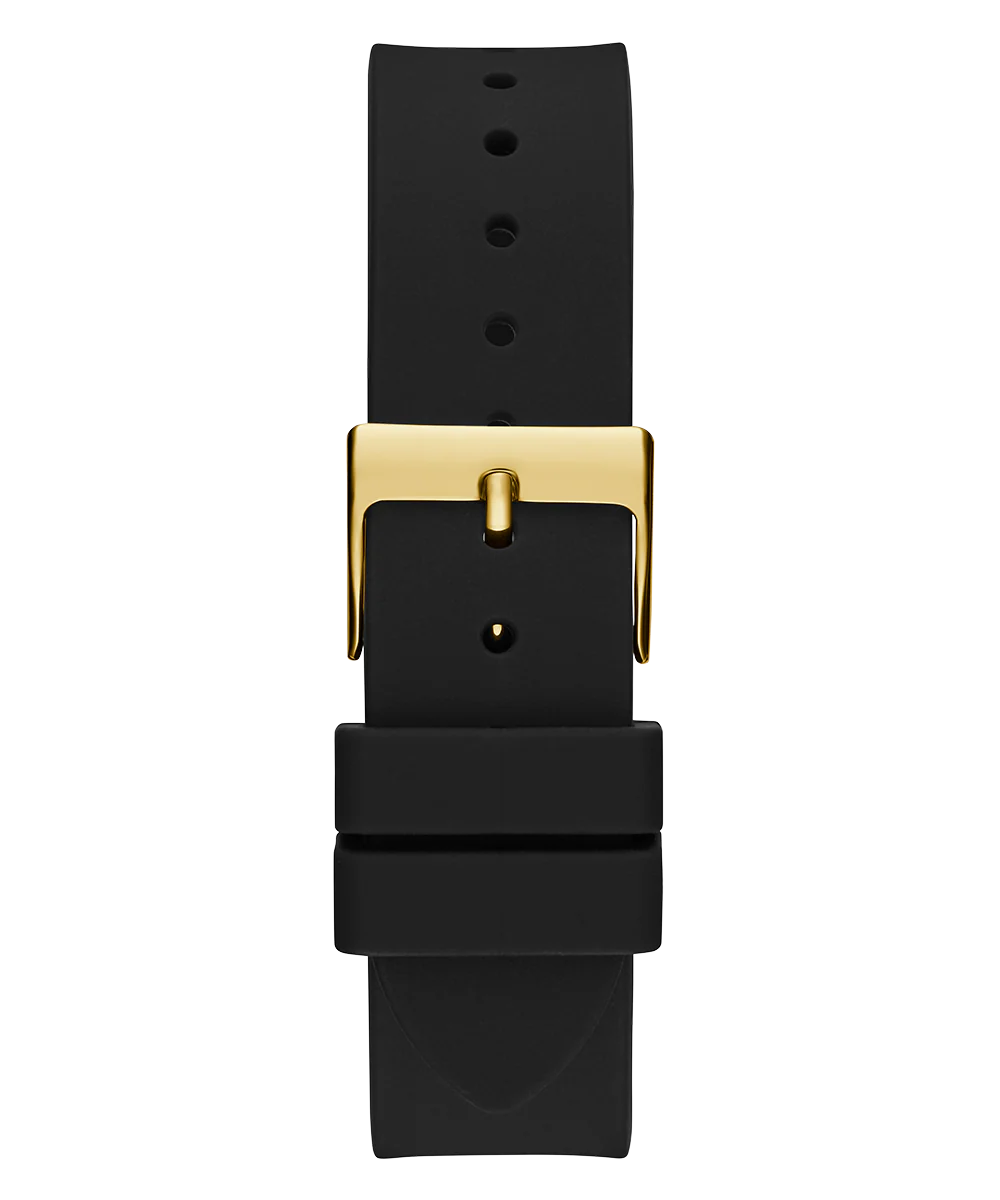 GUESS Ladies Black Gold Tone Multi-function Watch - Image 5