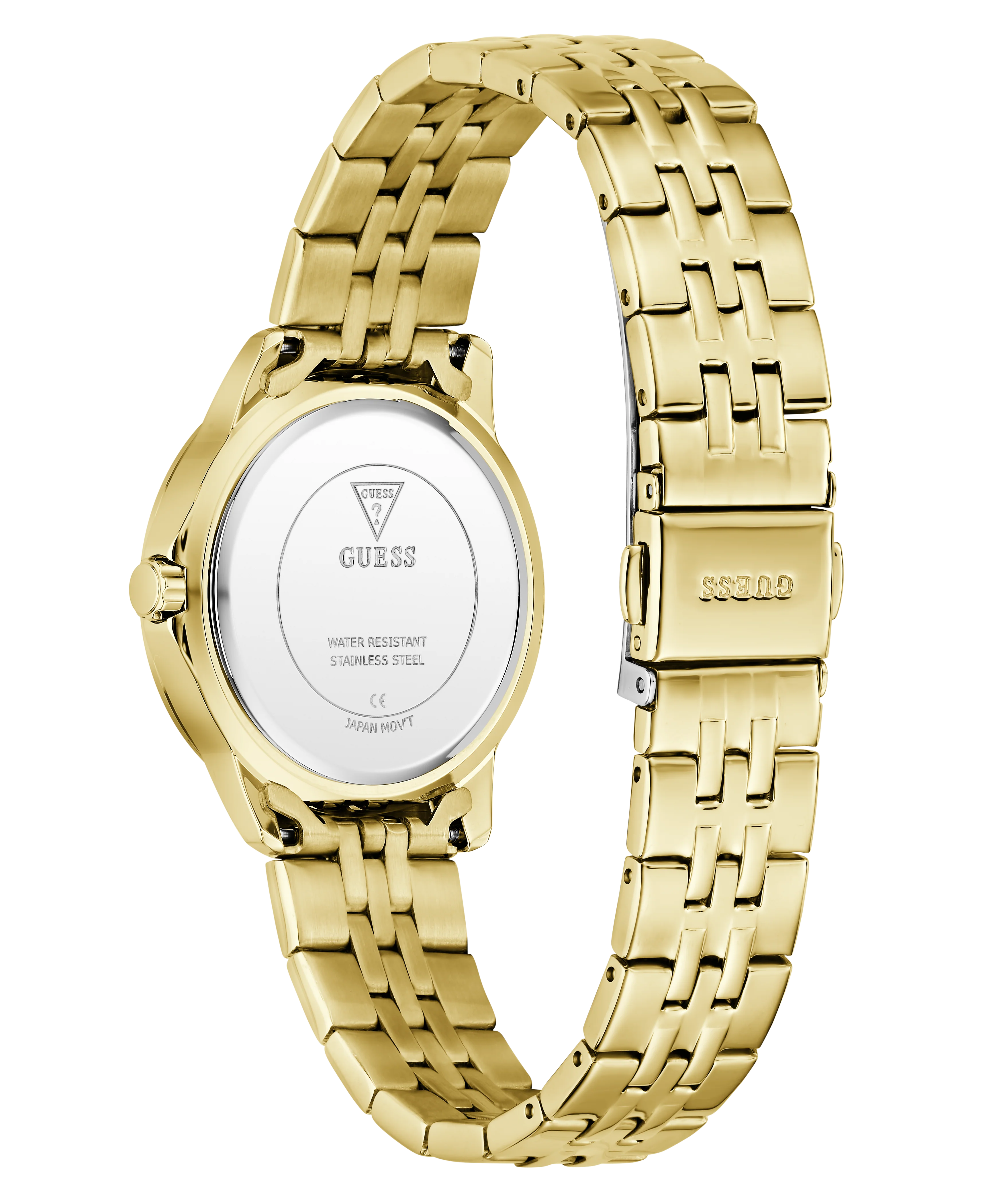 GUESS Ladies Colette Gold Tone Analog Watch - Image 7