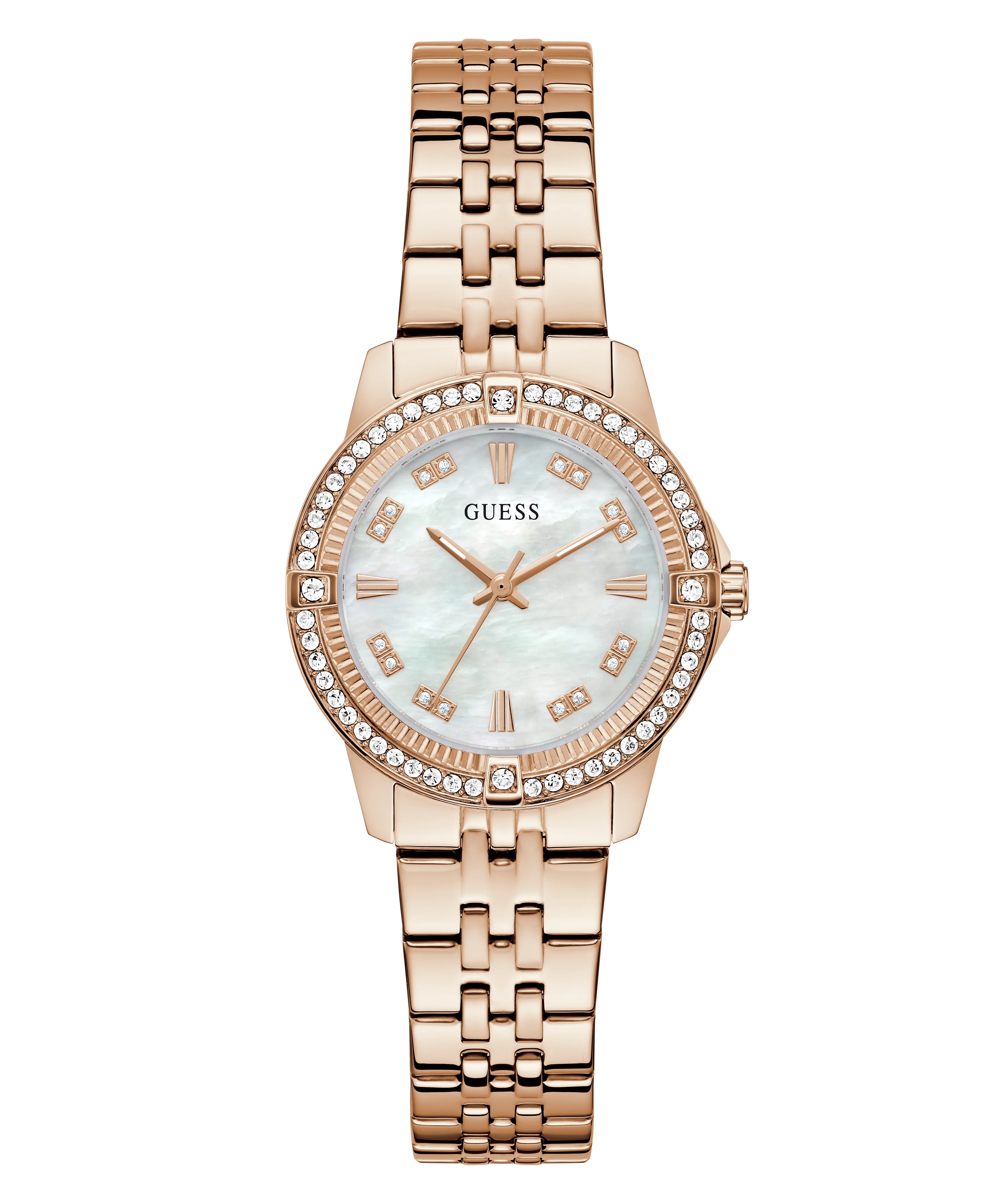 GUESS Ladies Colette Rose Gold Tone Analog Watch - Image 4