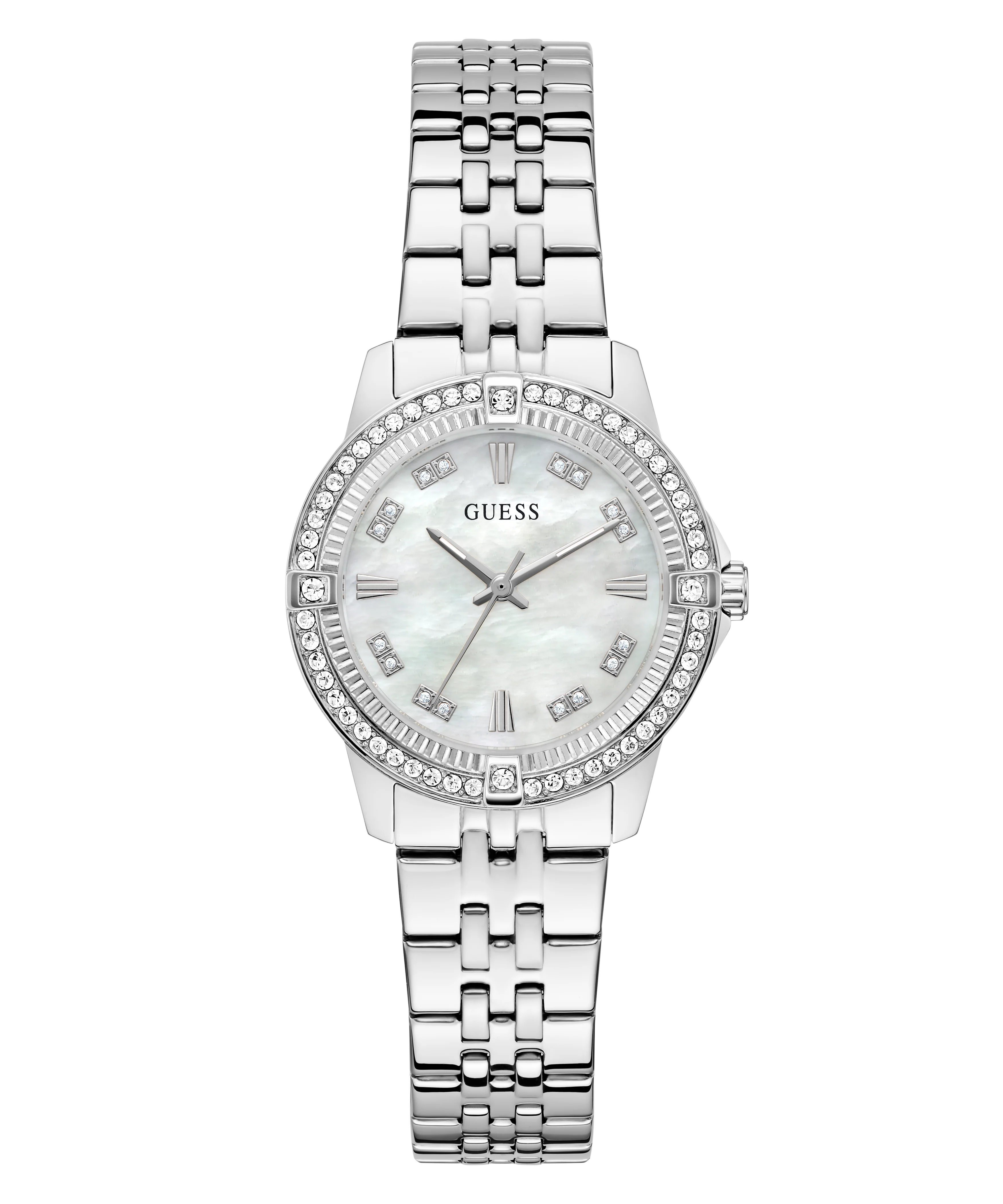 GUESS Ladies Colette Silver Tone Analog Watch - Image 4