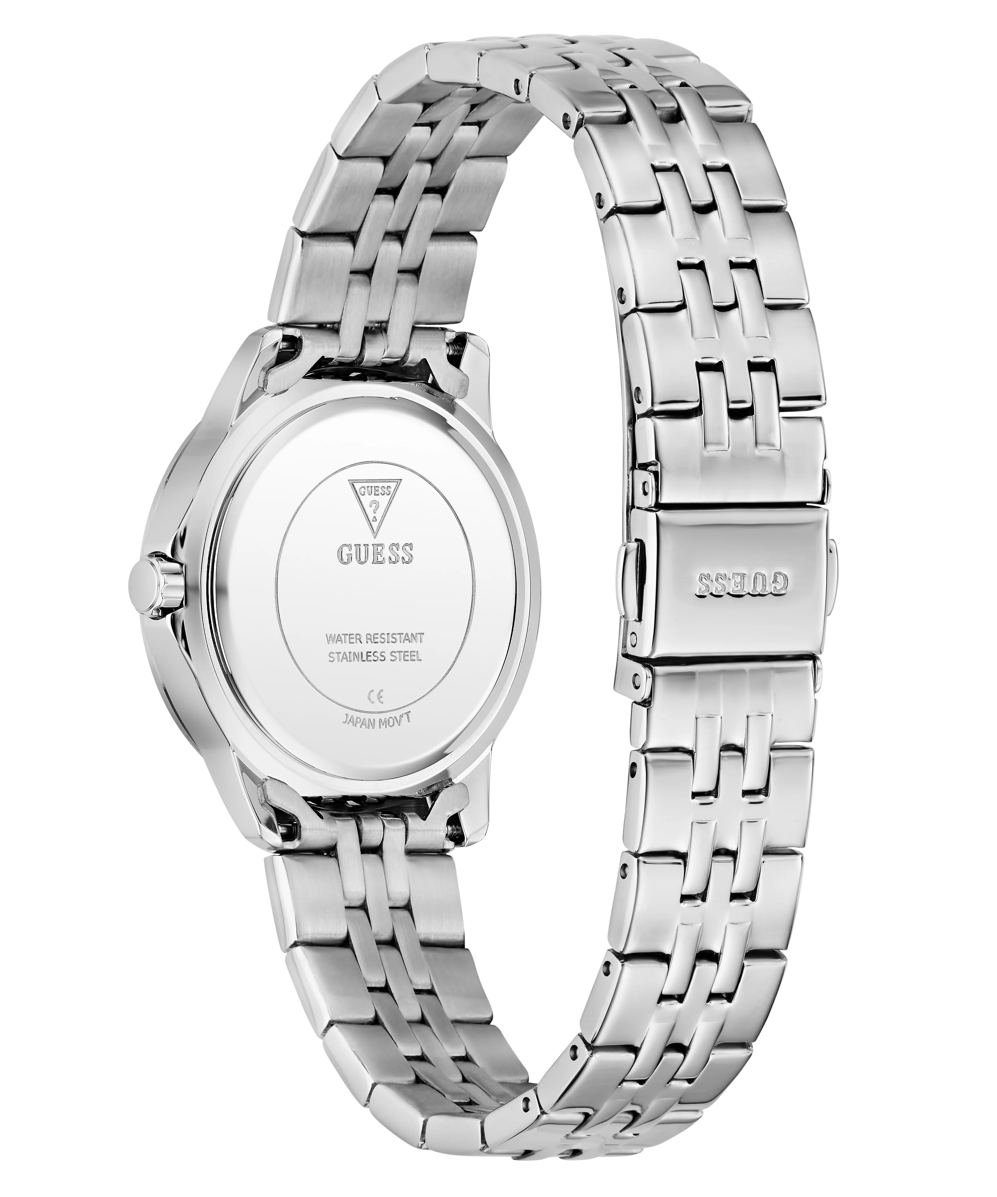 GUESS Ladies Colette Silver Tone Analog Watch - Image 7