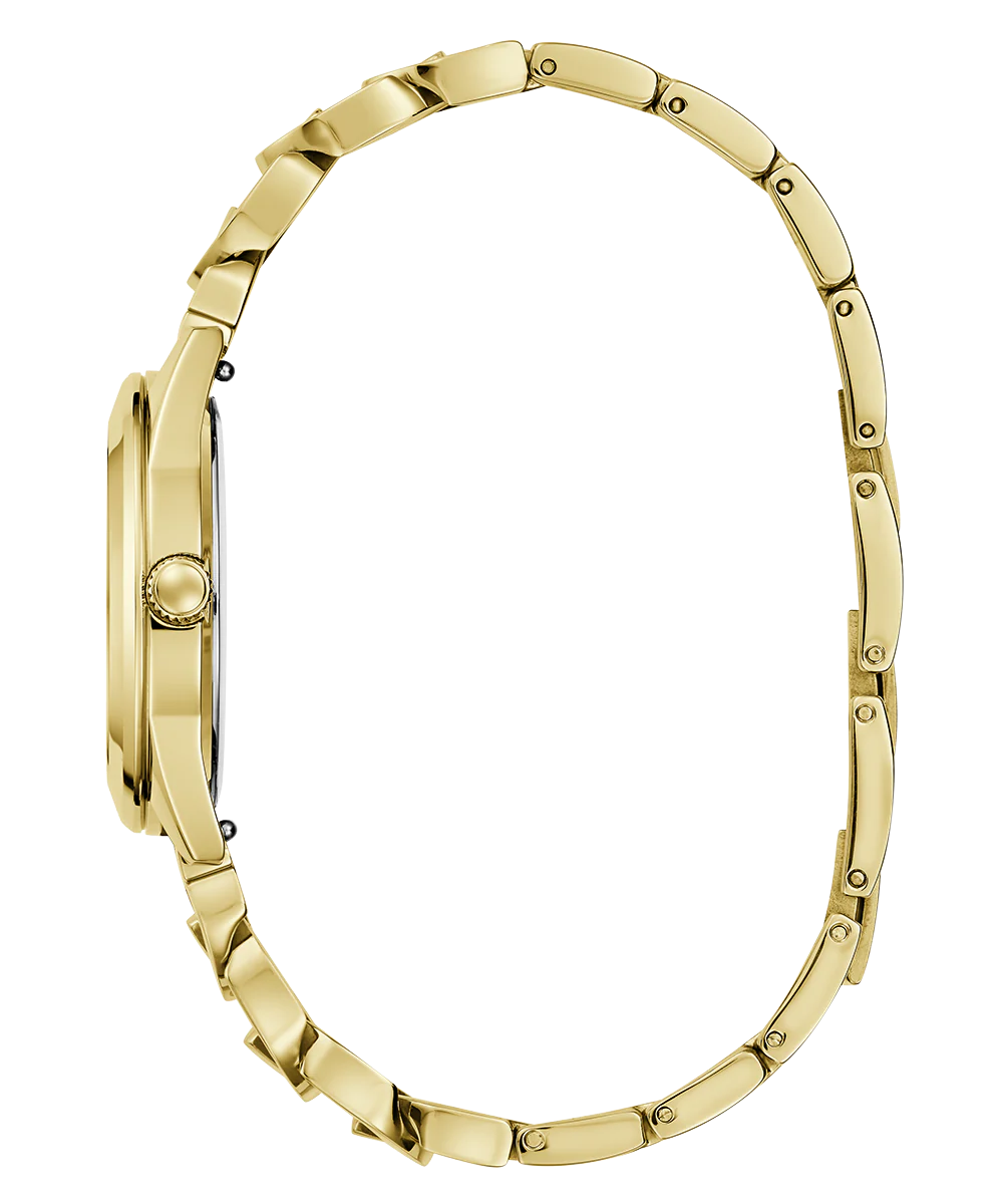 GUESS Ladies Gold Tone Analog Watch Gift Set - Image 6