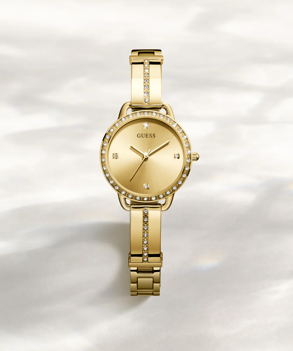 GUESS Ladies Gold Tone Analog Watch - Image 3