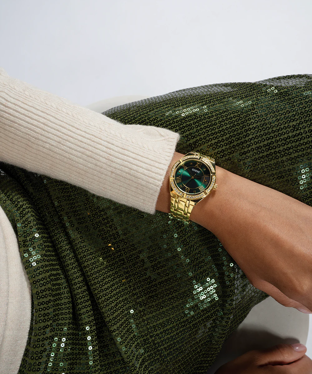 GUESS Ladies Gold Tone Analog Watch - Image 5