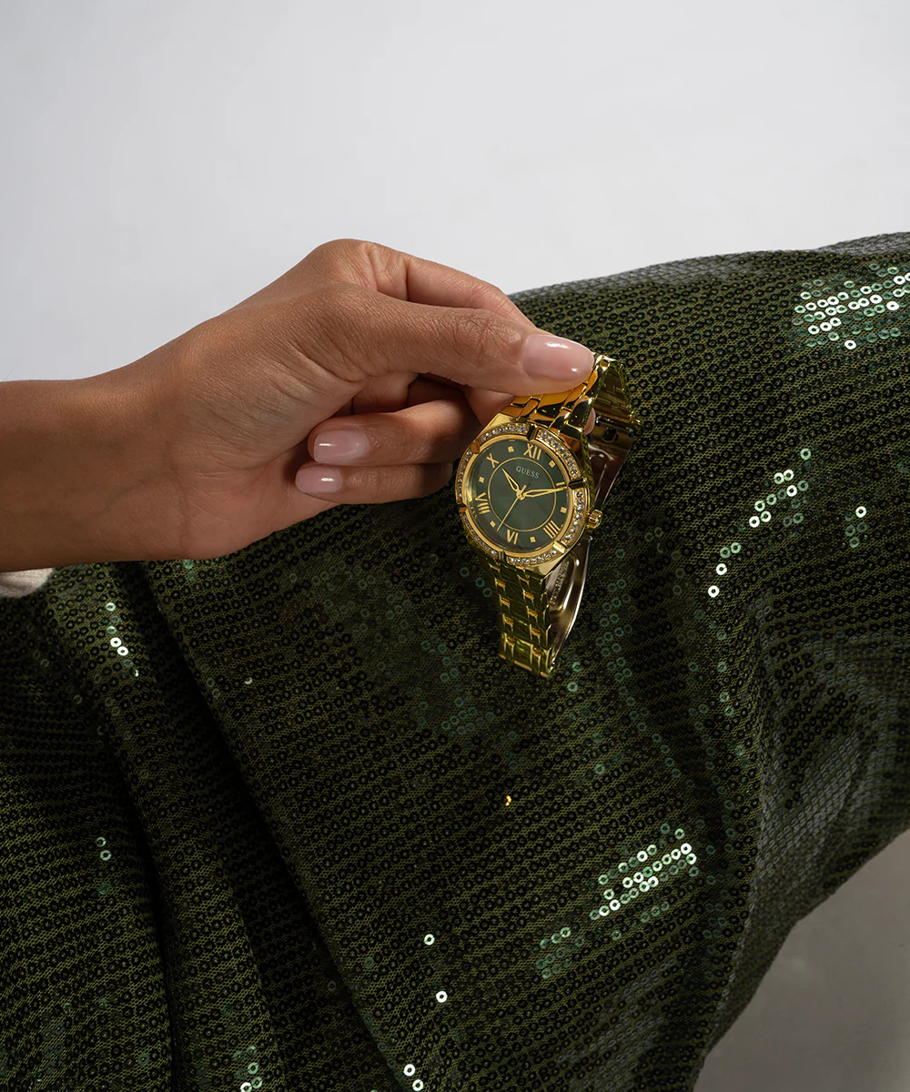 GUESS Ladies Gold Tone Analog Watch - Image 7