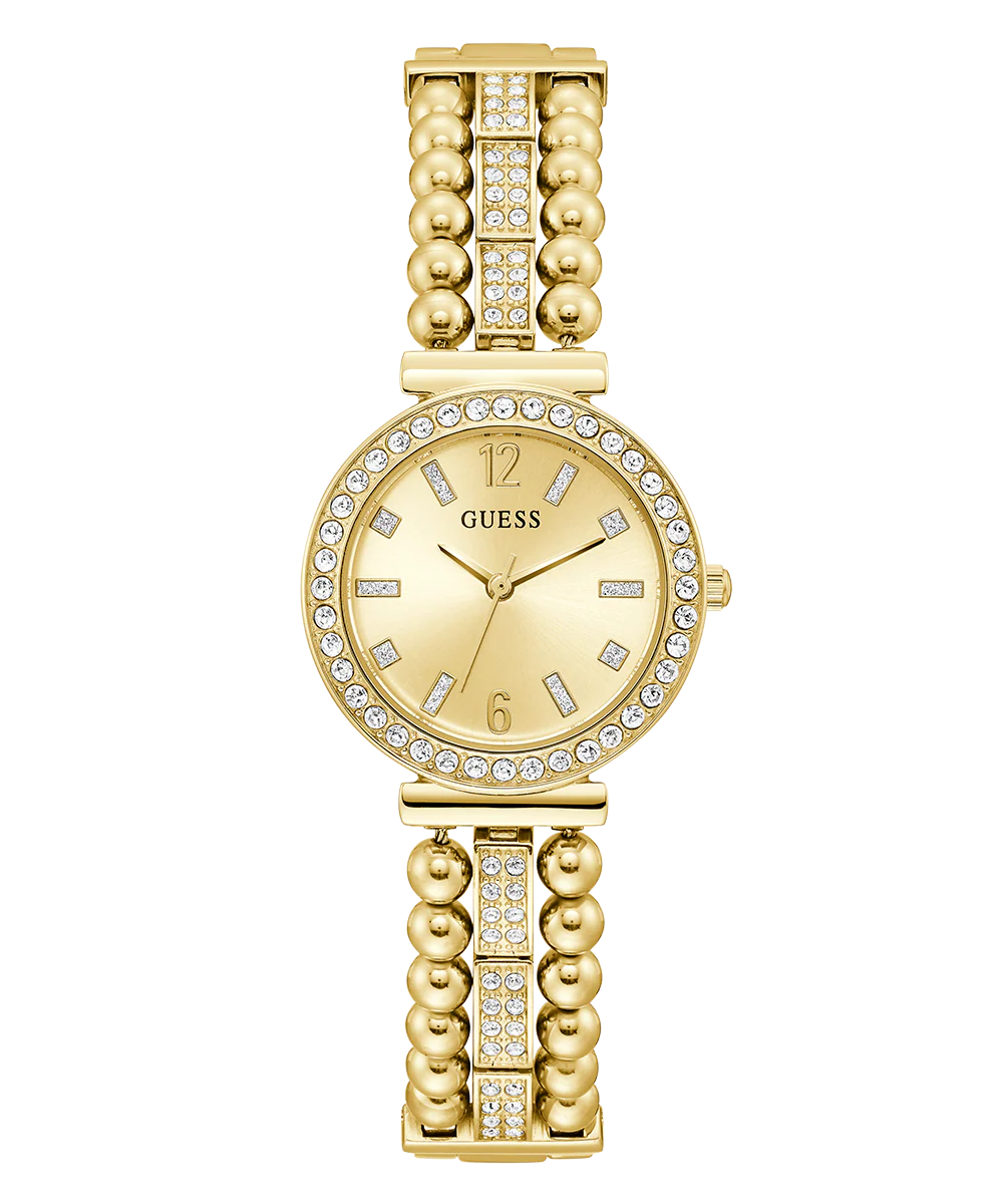 GUESS Ladies Gold Tone Analog Watch - Image 4