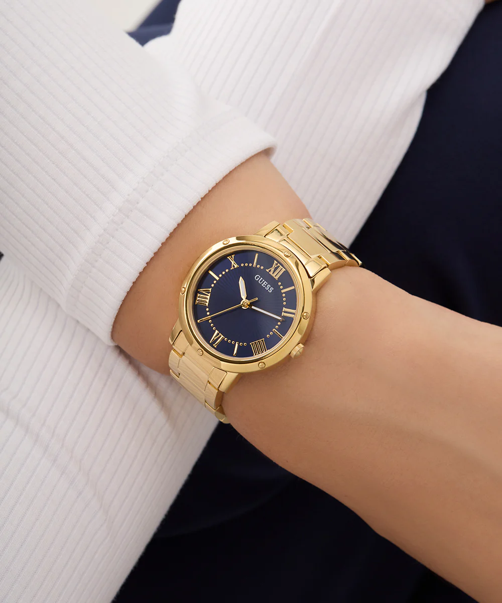 GUESS Ladies Gold Tone Analog Watch - Image 6