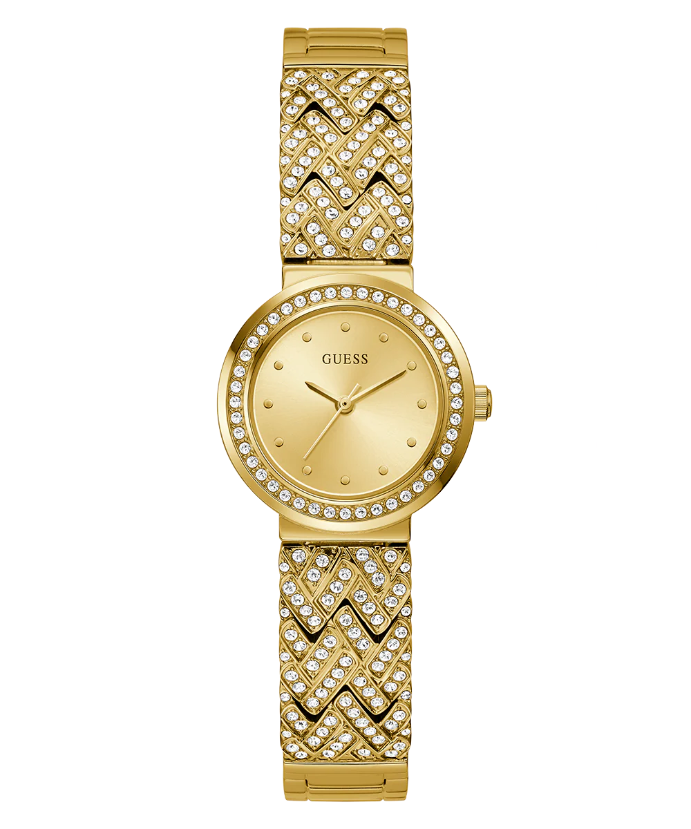 GUESS Ladies Gold Tone Analog Watch - Image 4