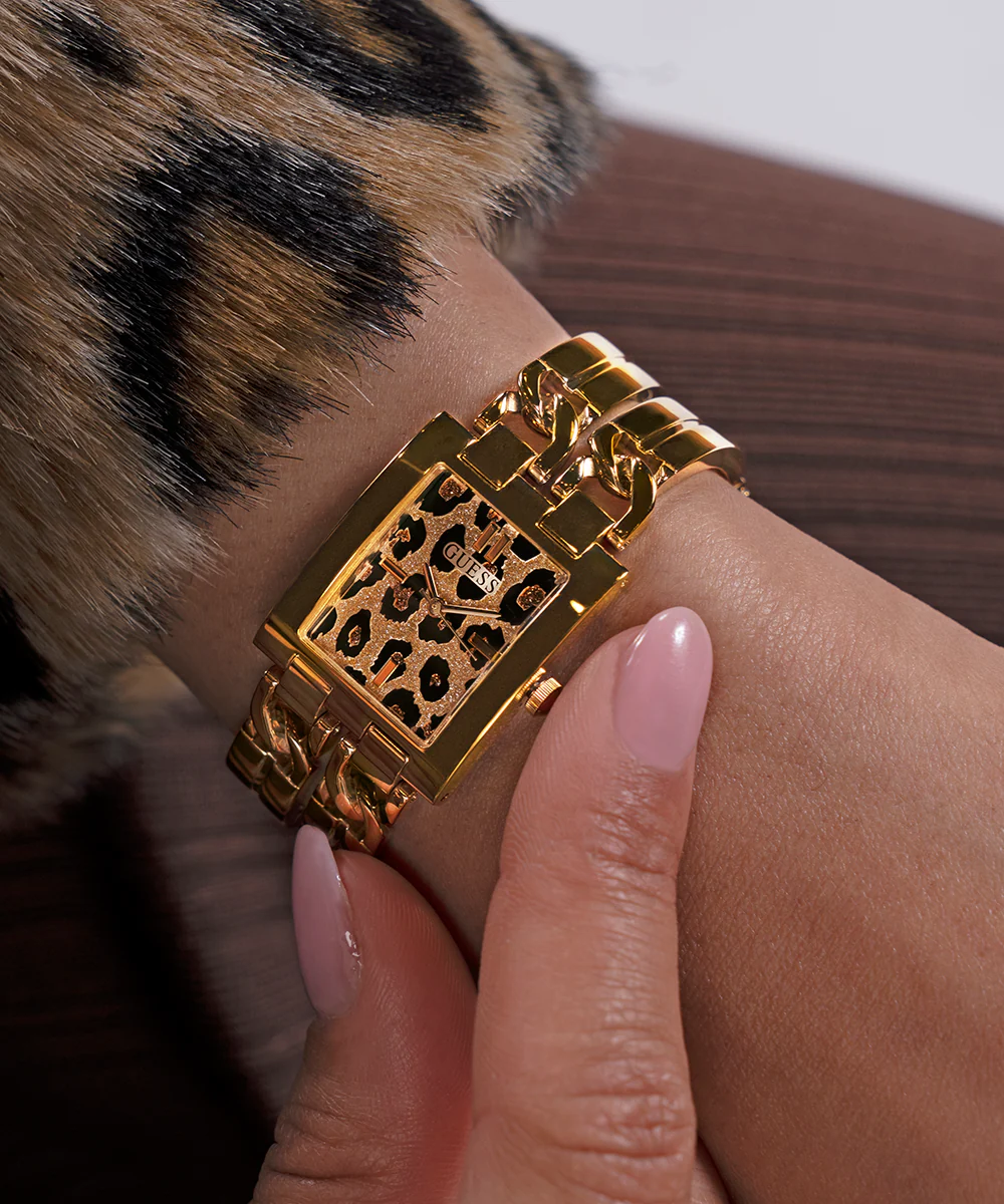 GUESS Ladies Gold Tone Analog Watch - Image 6