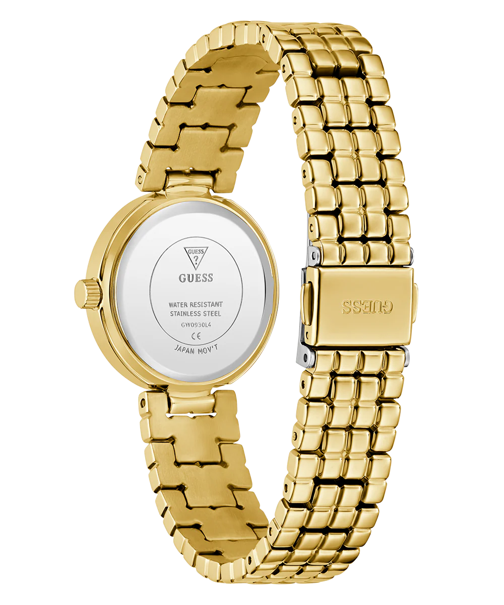 GUESS Ladies Gold Tone Analog Watch - Image 8