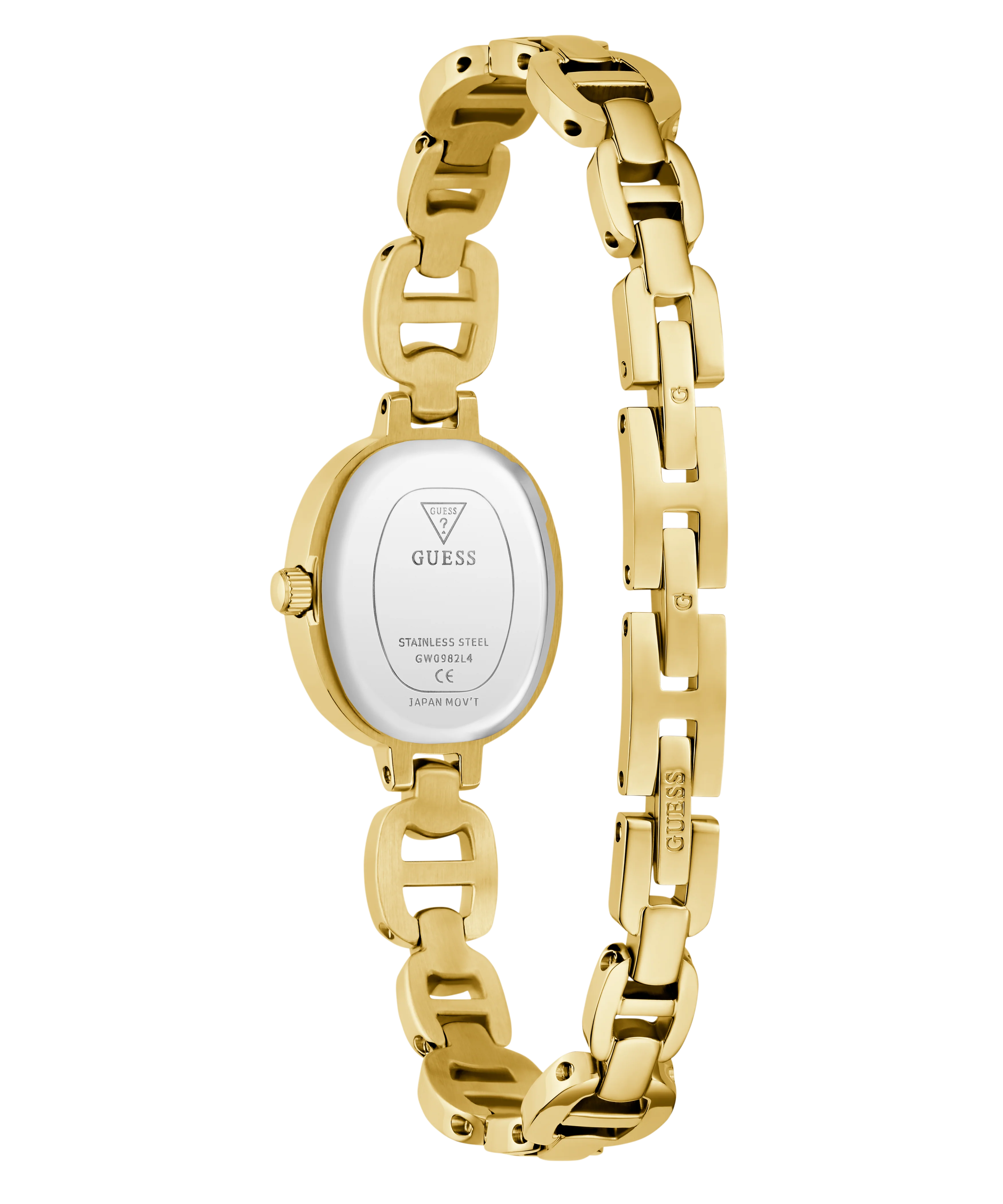 GUESS Ladies Gold Tone Analog Watch - Image 4