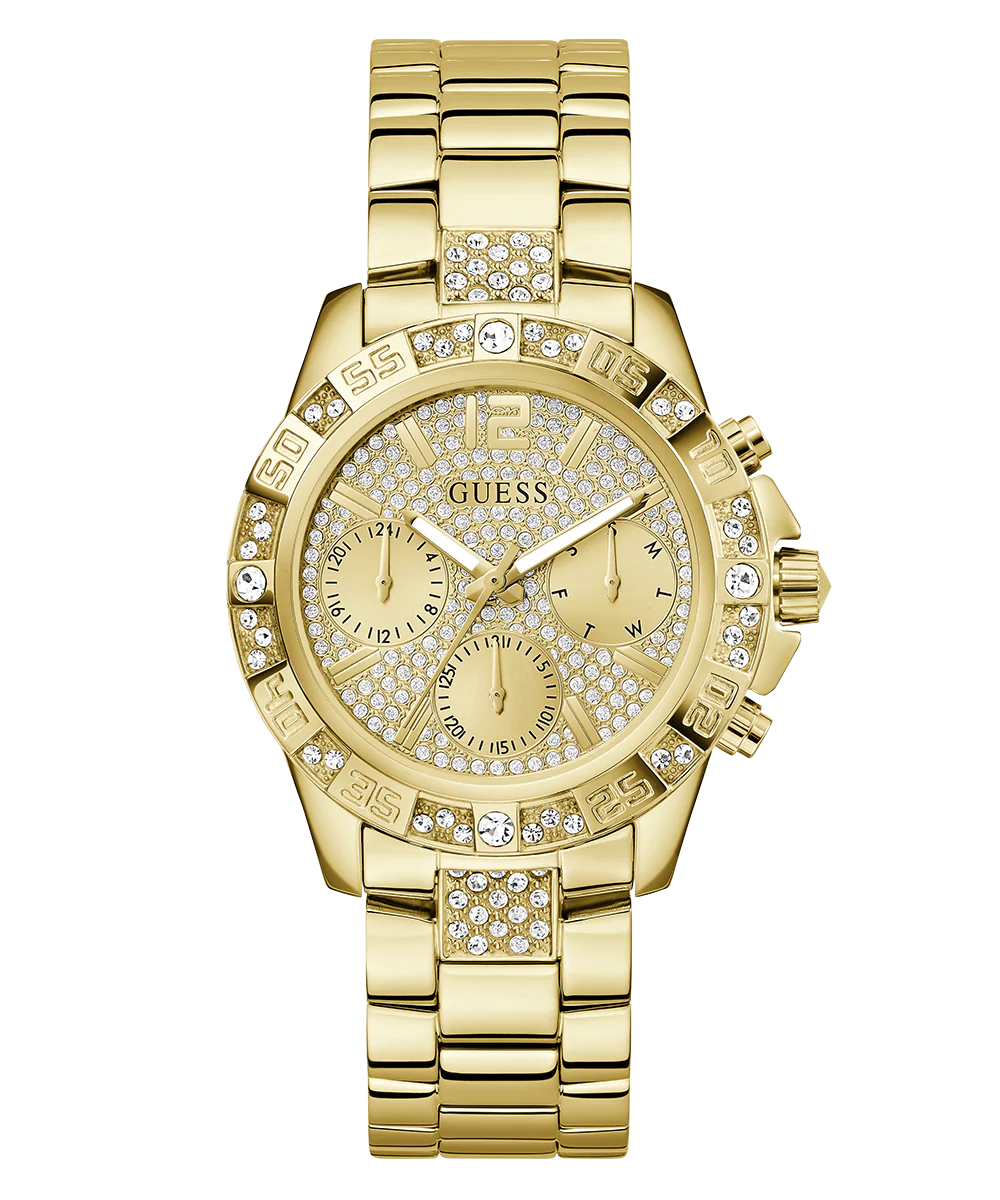 GUESS Ladies Gold Tone Multi-function Watch - Image 5