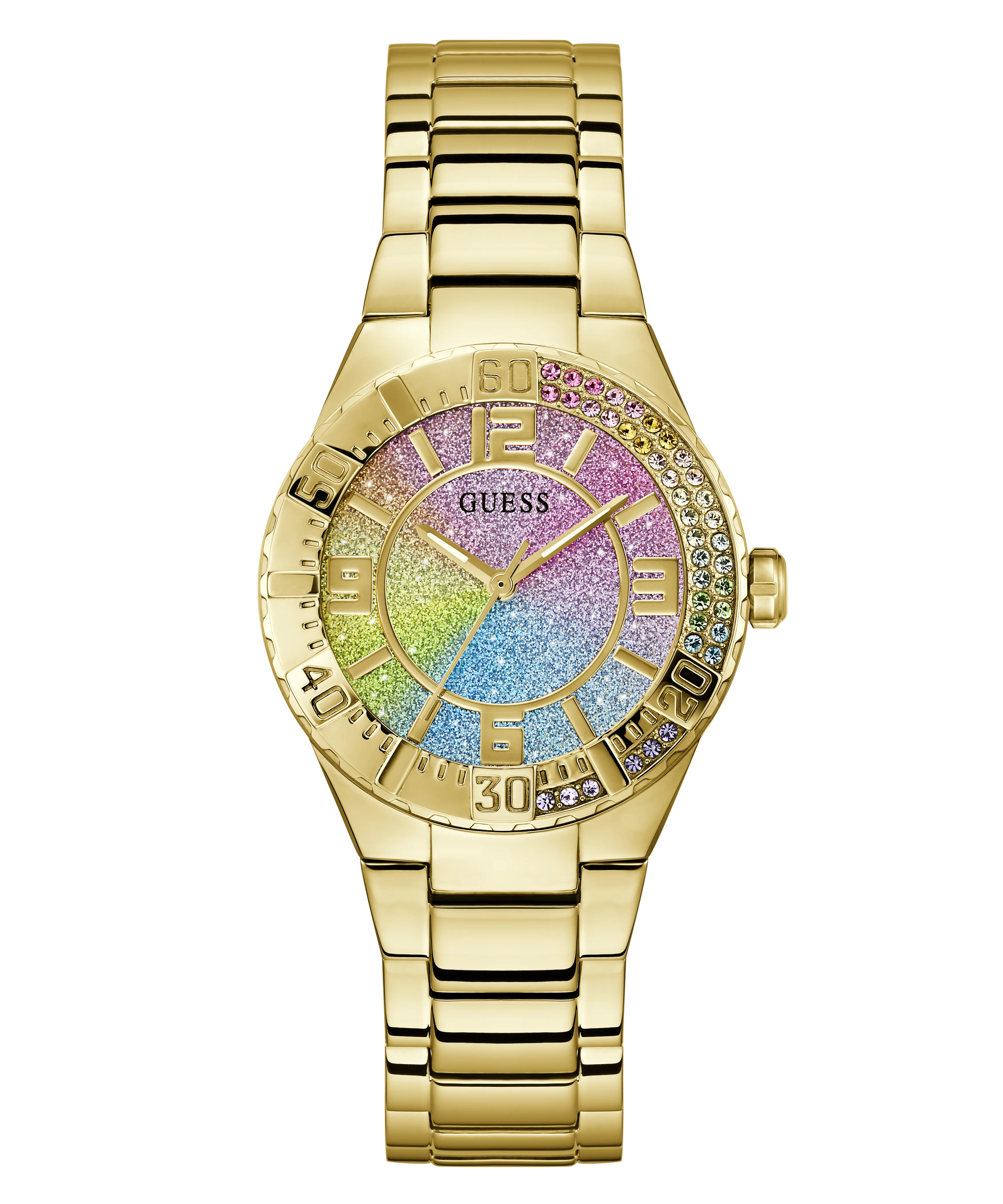 GUESS Ladies Gold Tone Multi-function Watch - Image 4