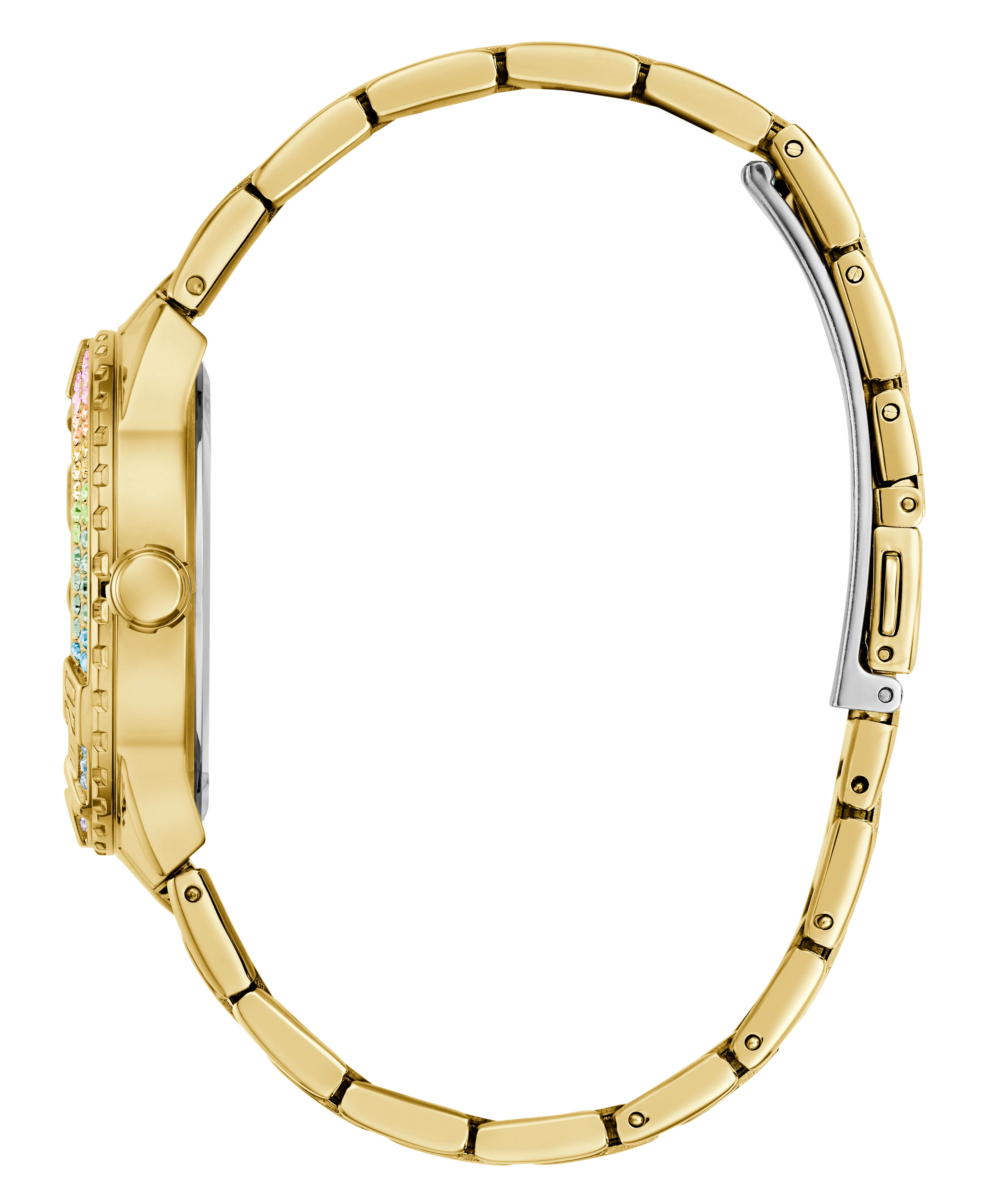 GUESS Ladies Gold Tone Multi-function Watch - Image 8