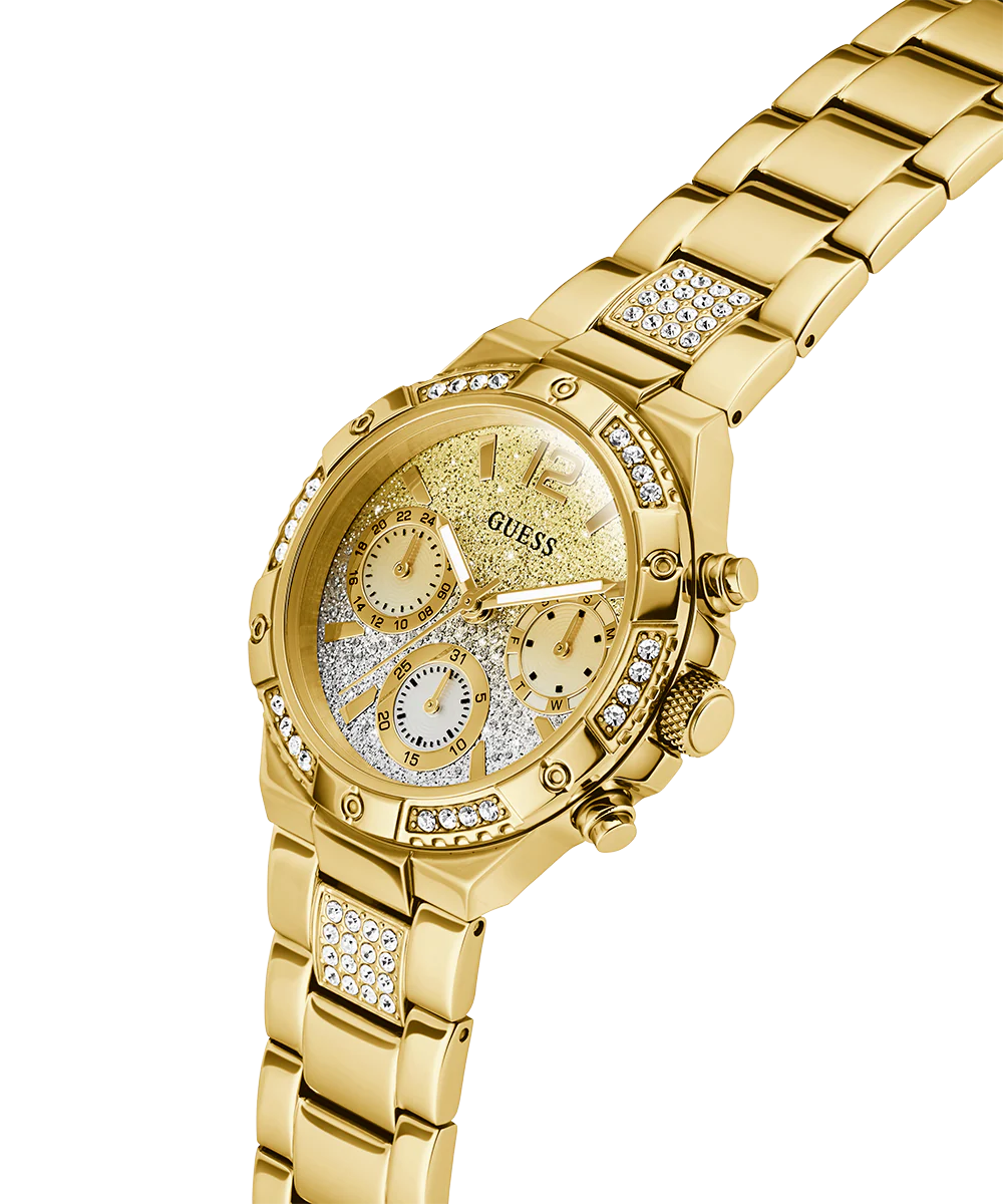 GUESS Ladies Gold Tone Multi-function Watch - Image 3