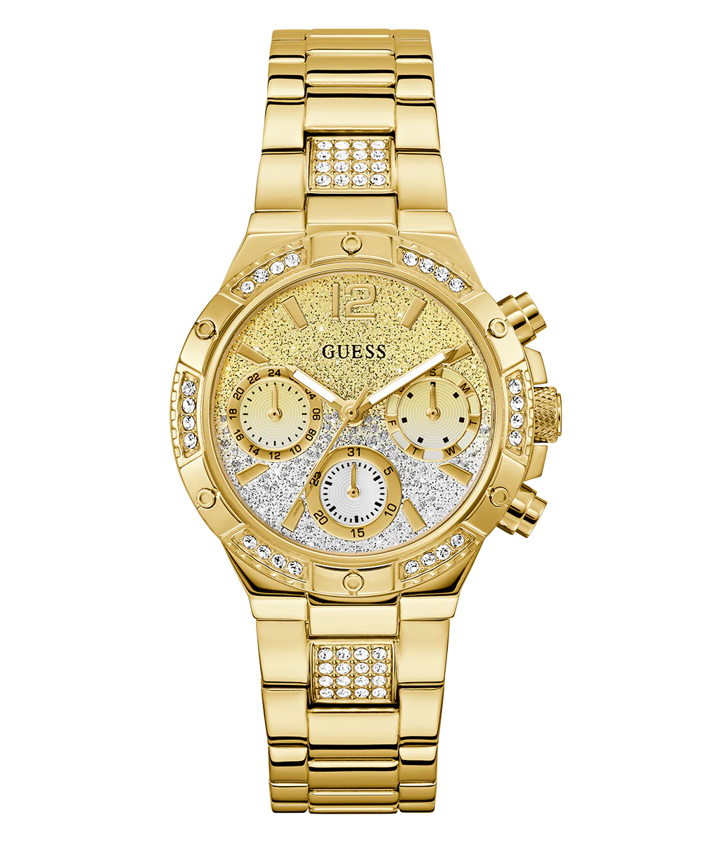 GUESS Ladies Gold Tone Multi-function Watch - Image 5