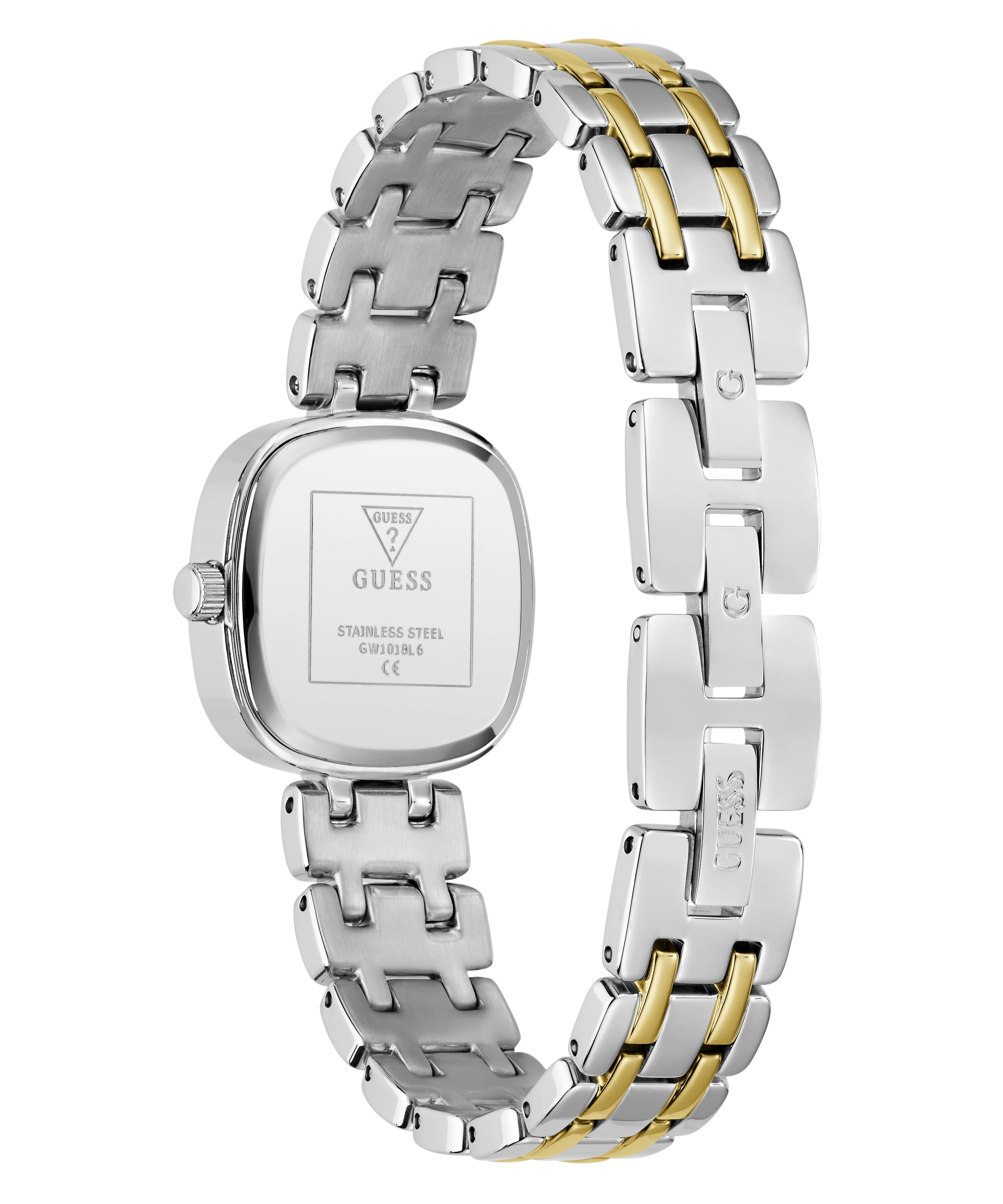 GUESS Ladies Hazel 2-Tone Analog Watch - Image 7