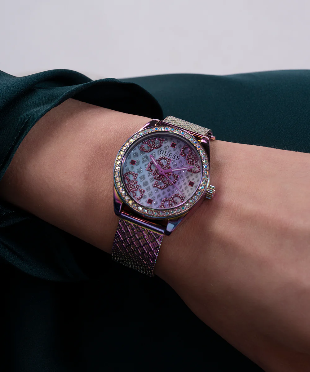 GUESS Ladies Iridescent Analog Watch - Image 6