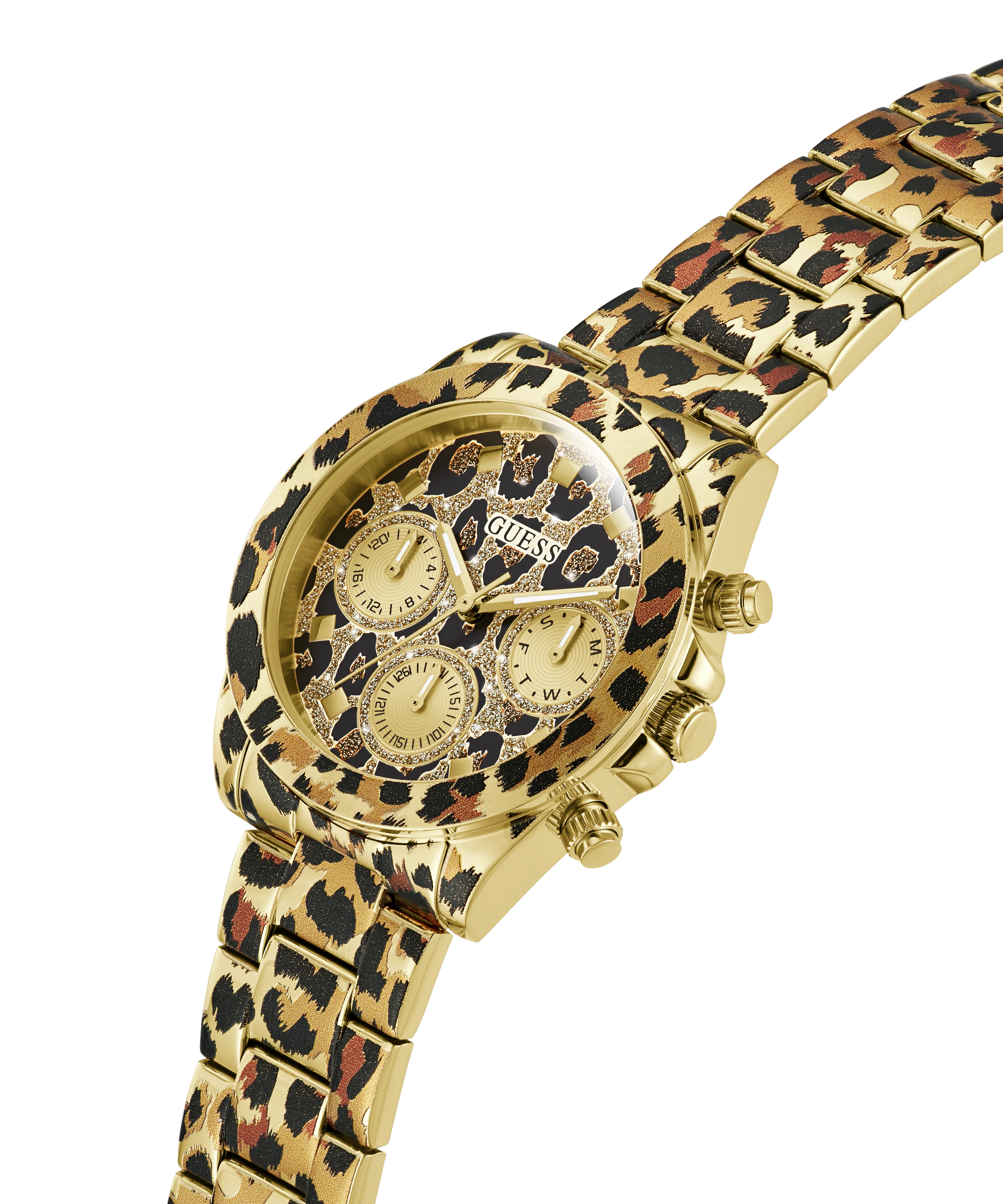 GUESS Ladies Leopard Multi-function Watch - Image 3