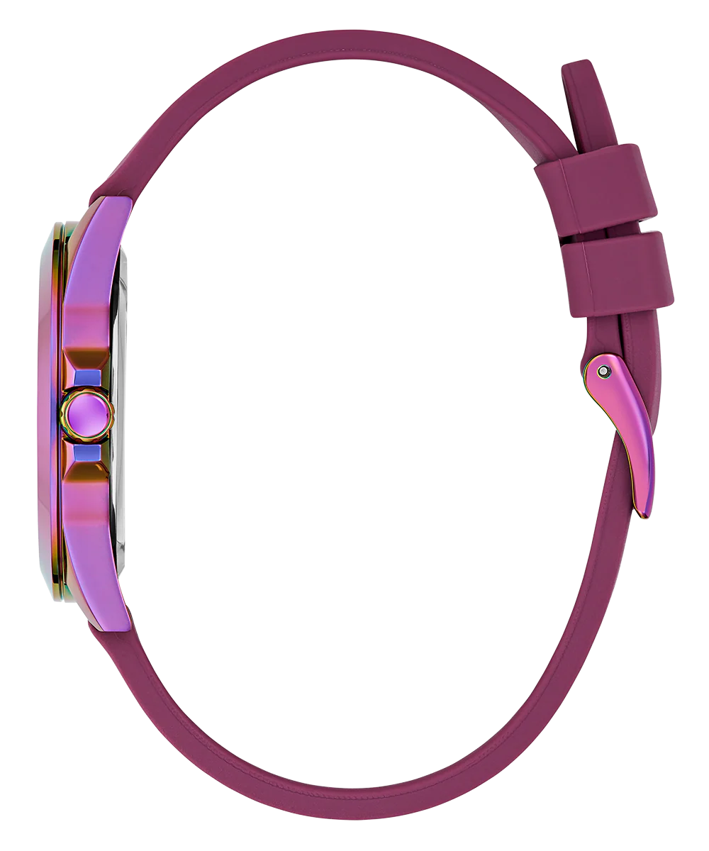GUESS Ladies Purple Iridescent Analog Watch - Image 8