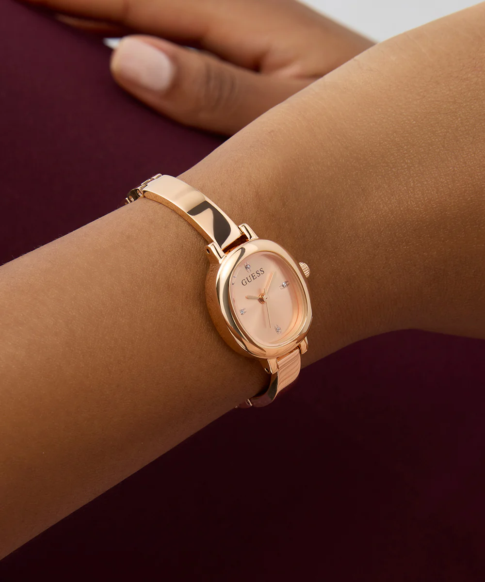 GUESS Ladies Rose Gold Tone Analog Watch - Image 6