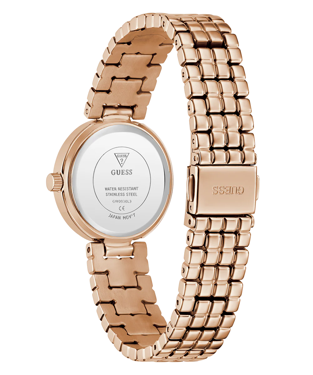 GUESS Ladies Rose Gold Tone Analog Watch - Image 7