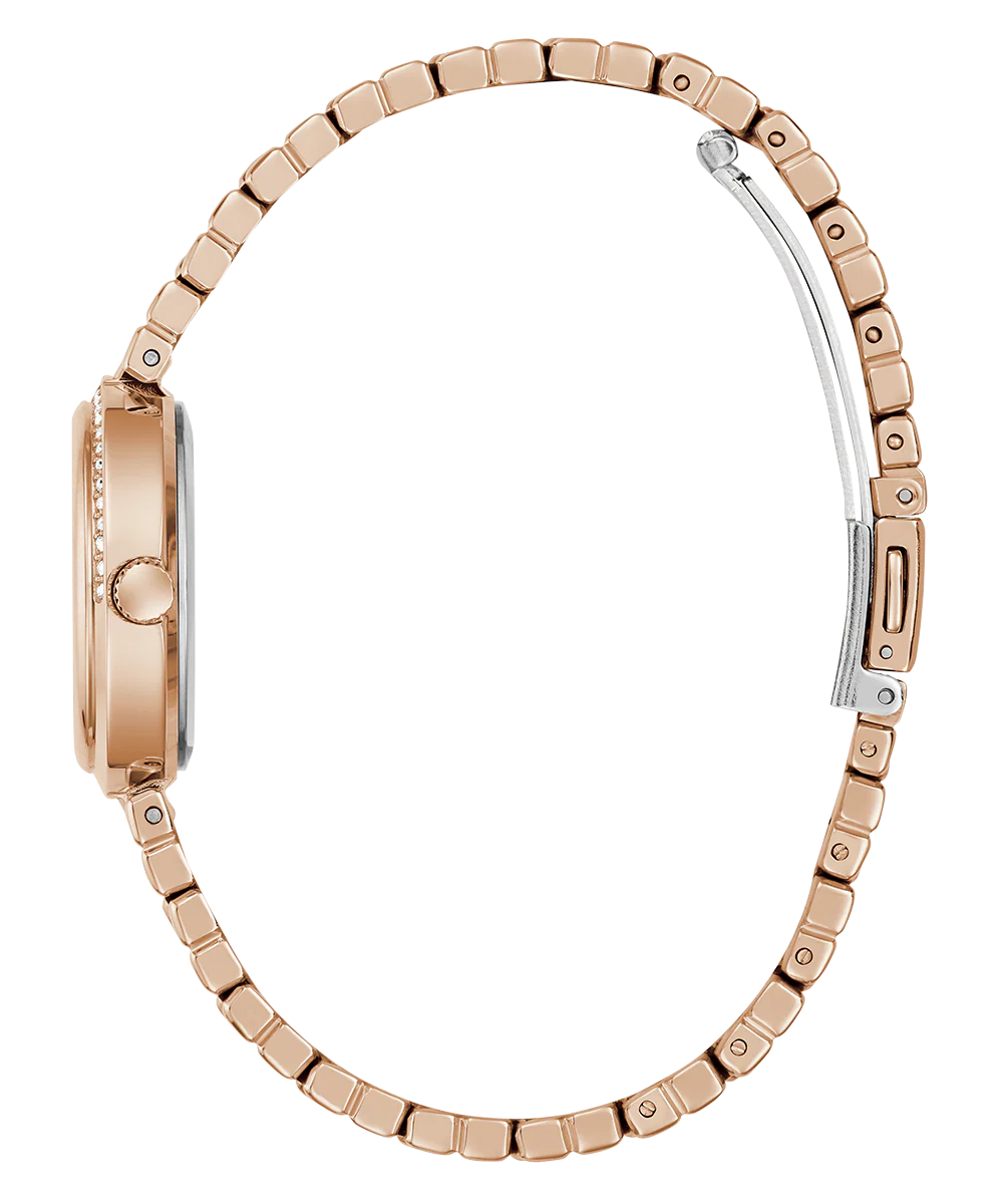 GUESS Ladies Rose Gold Tone Analog Watch - Image 8