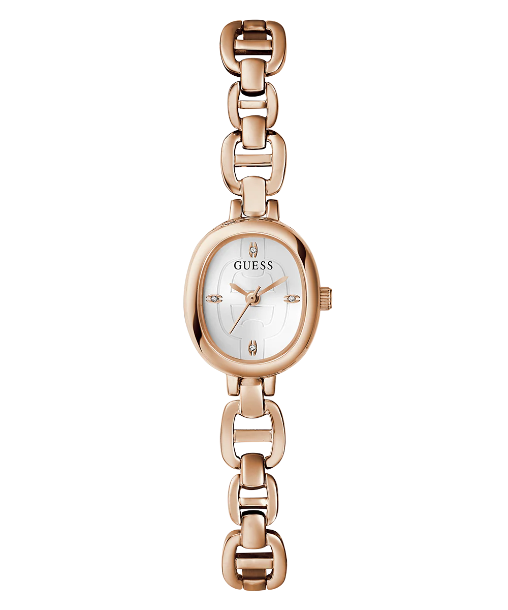 GUESS Ladies Rose Gold Tone Analog Watch - Image 4