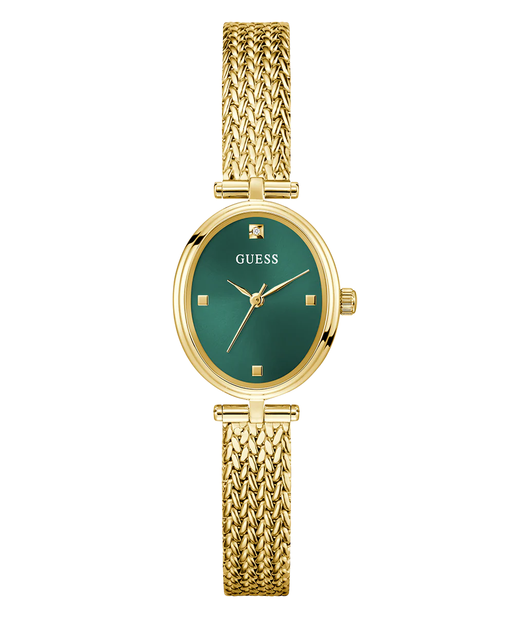 GUESS Ladies Ruby Gold Tone Analog Watch - Image 4