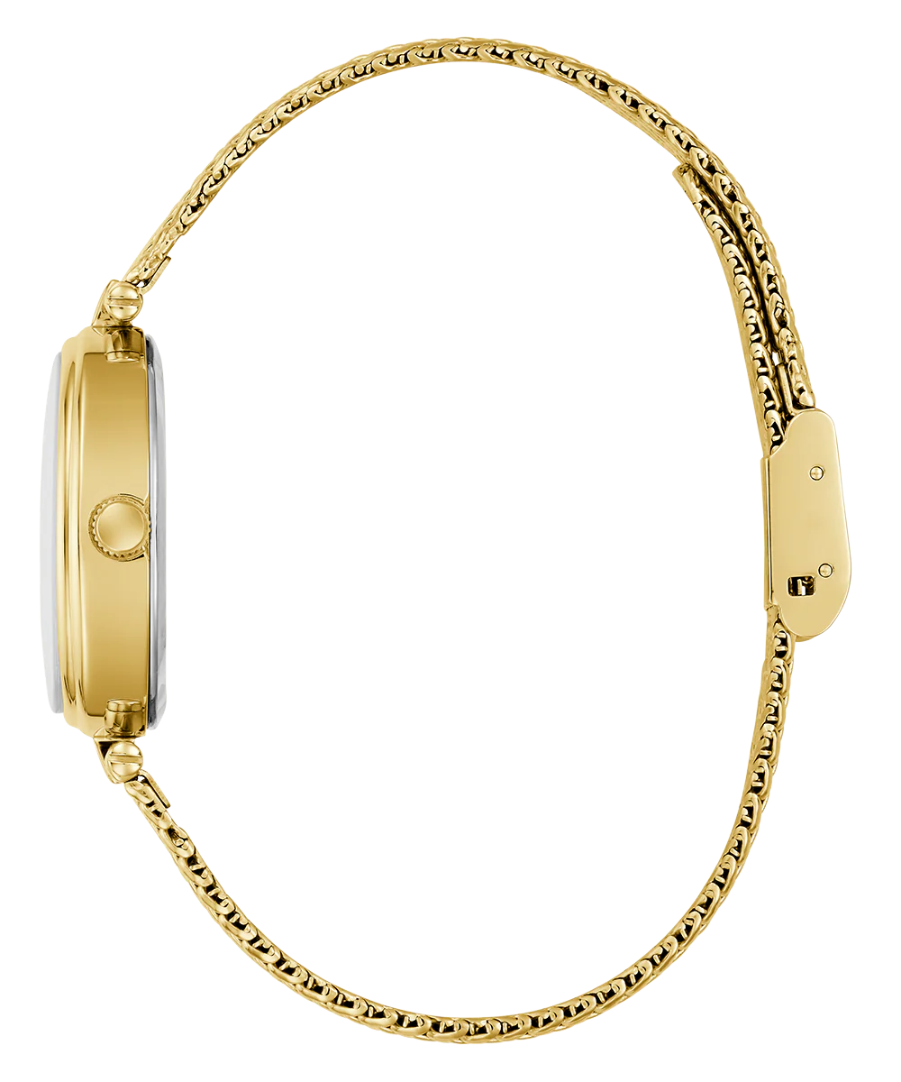 GUESS Ladies Ruby Gold Tone Analog Watch - Image 8