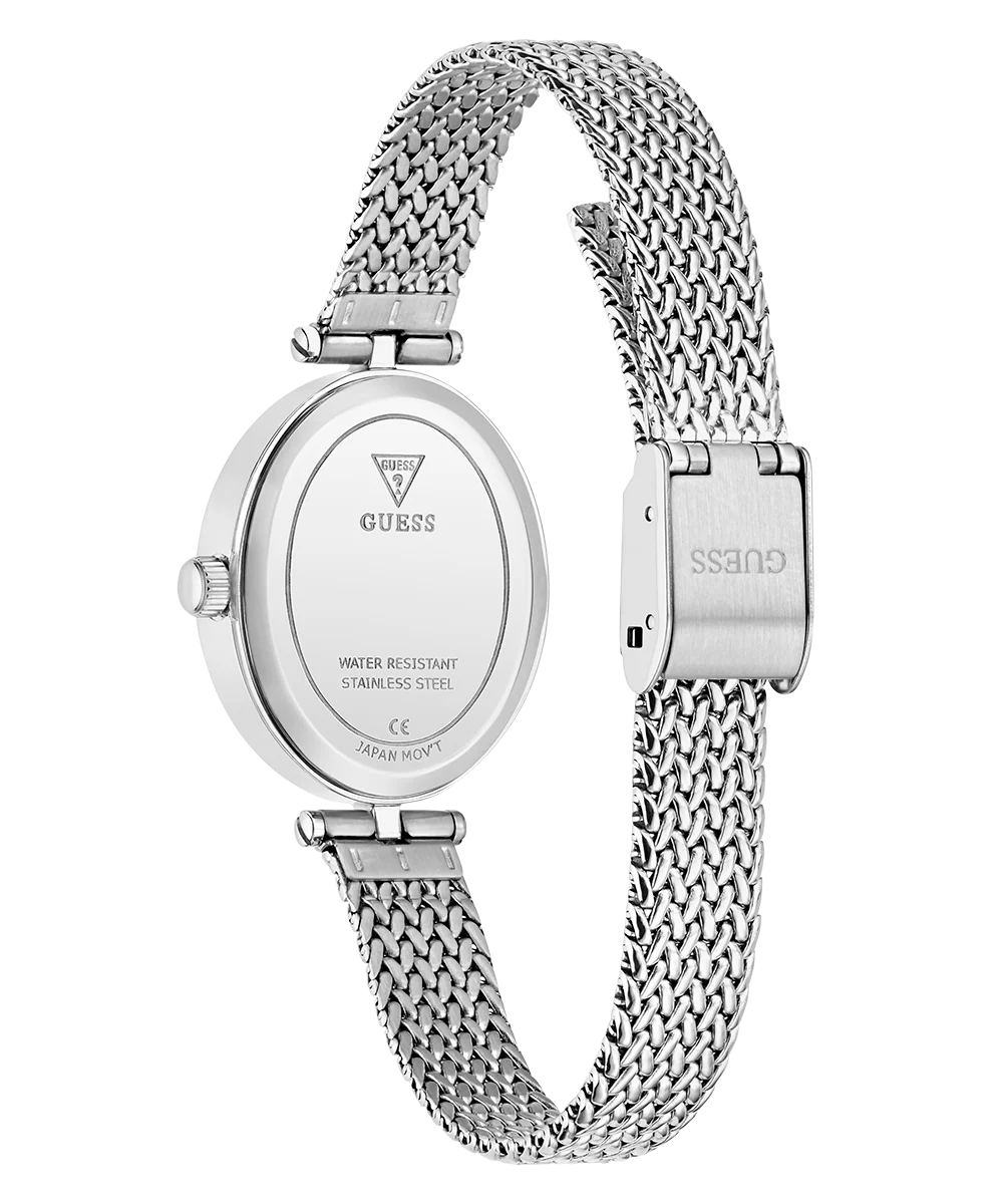 GUESS Ladies Ruby Silver Tone Analog Watch - Image 7