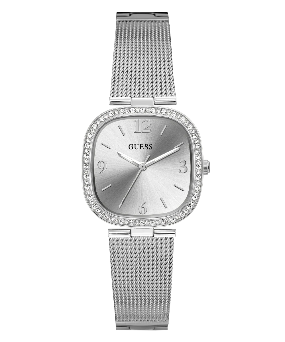 GUESS Ladies Silver Tone Analog Watch - Image 4