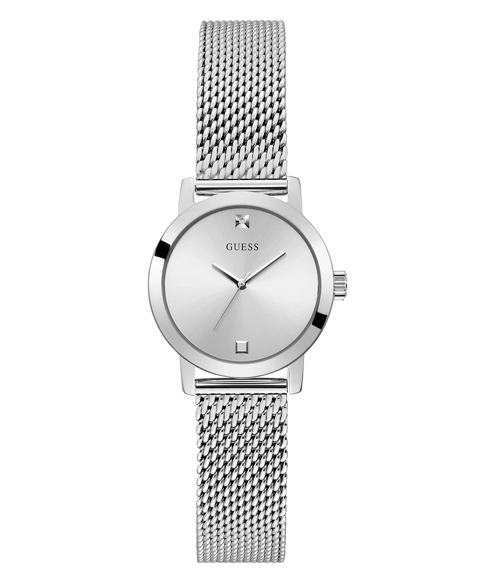GUESS Ladies Silver Tone Analog Watch - Image 3