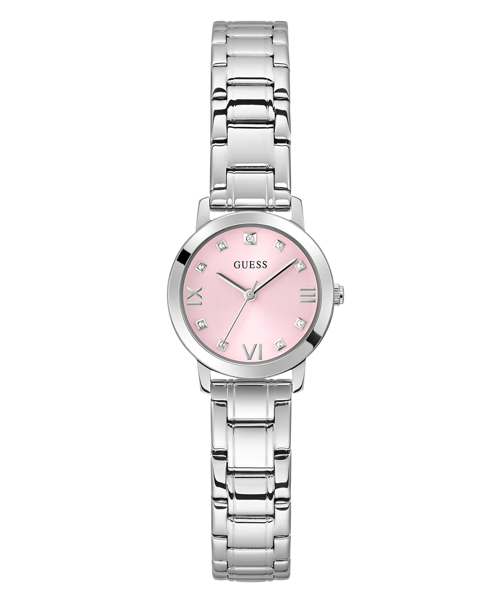 GUESS Ladies Silver Tone Analog Watch - Image 3
