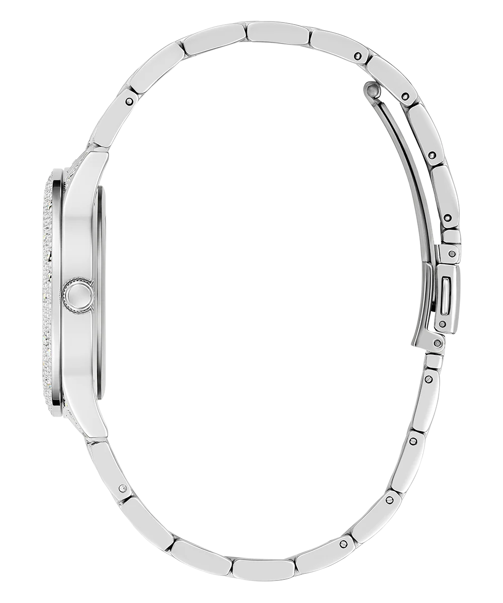 GUESS Ladies Silver Tone Analog Watch - Image 8