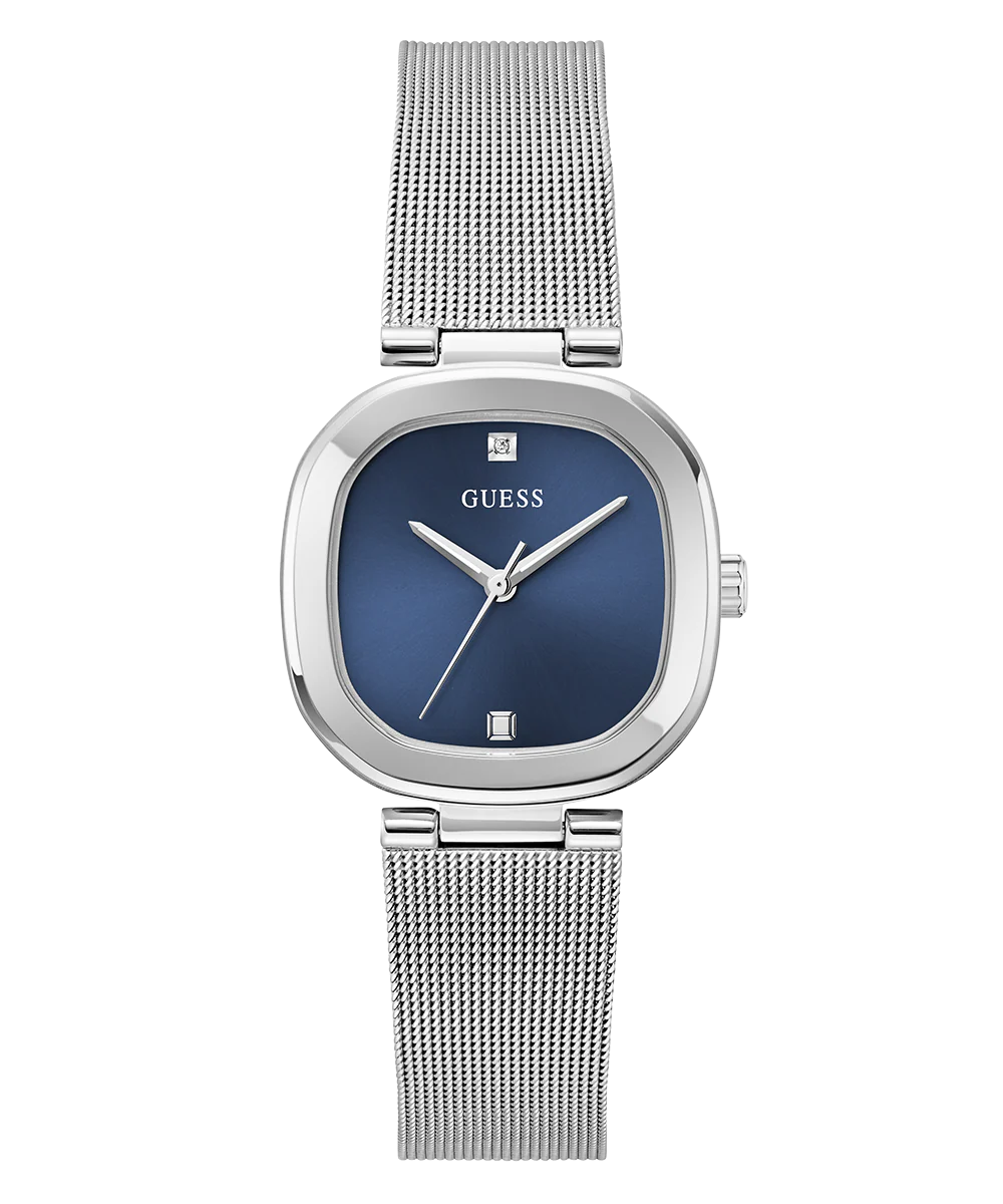 GUESS Ladies Silver Tone Analog Watch - Image 4