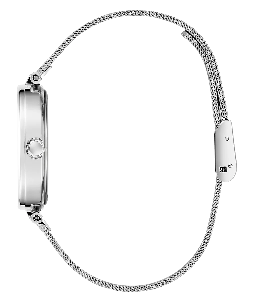 GUESS Ladies Silver Tone Analog Watch - Image 7