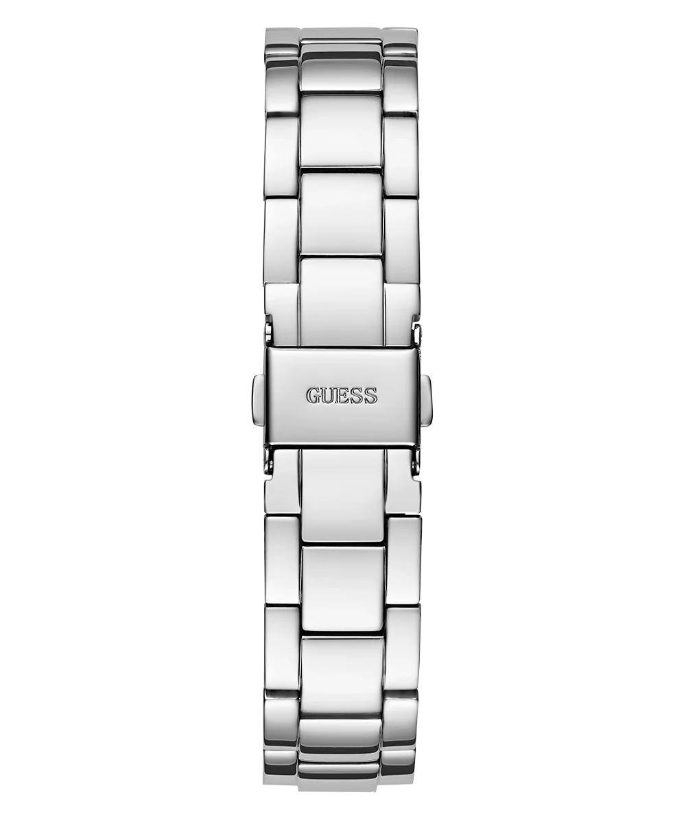 GUESS Ladies Silver Tone Day/Date Watch - Image 9