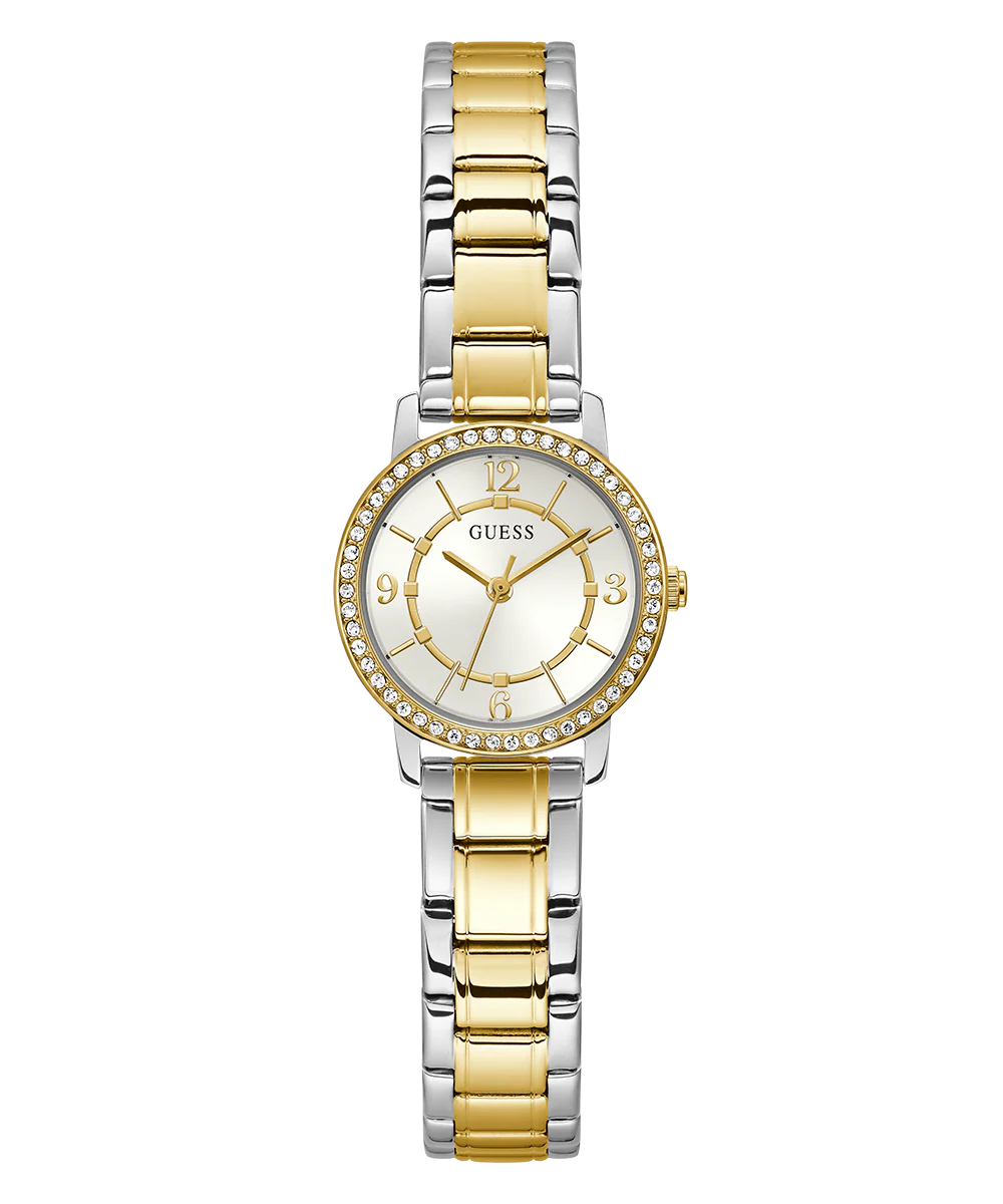 GUESS Ladies Silver Tone/Gold Tone Analog Watch - Image 3