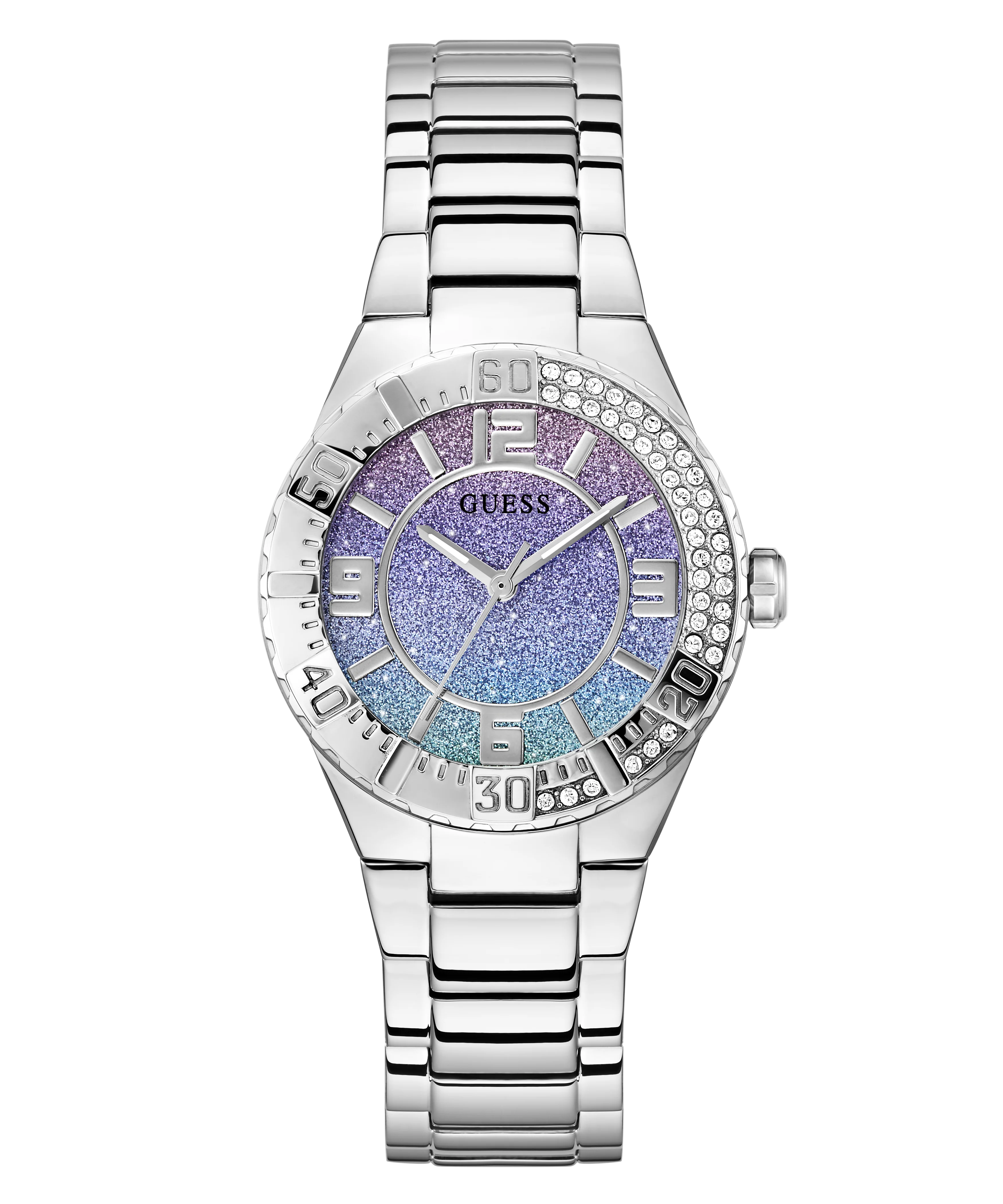 GUESS Ladies Silver Tone Multi-function Watch - Image 4