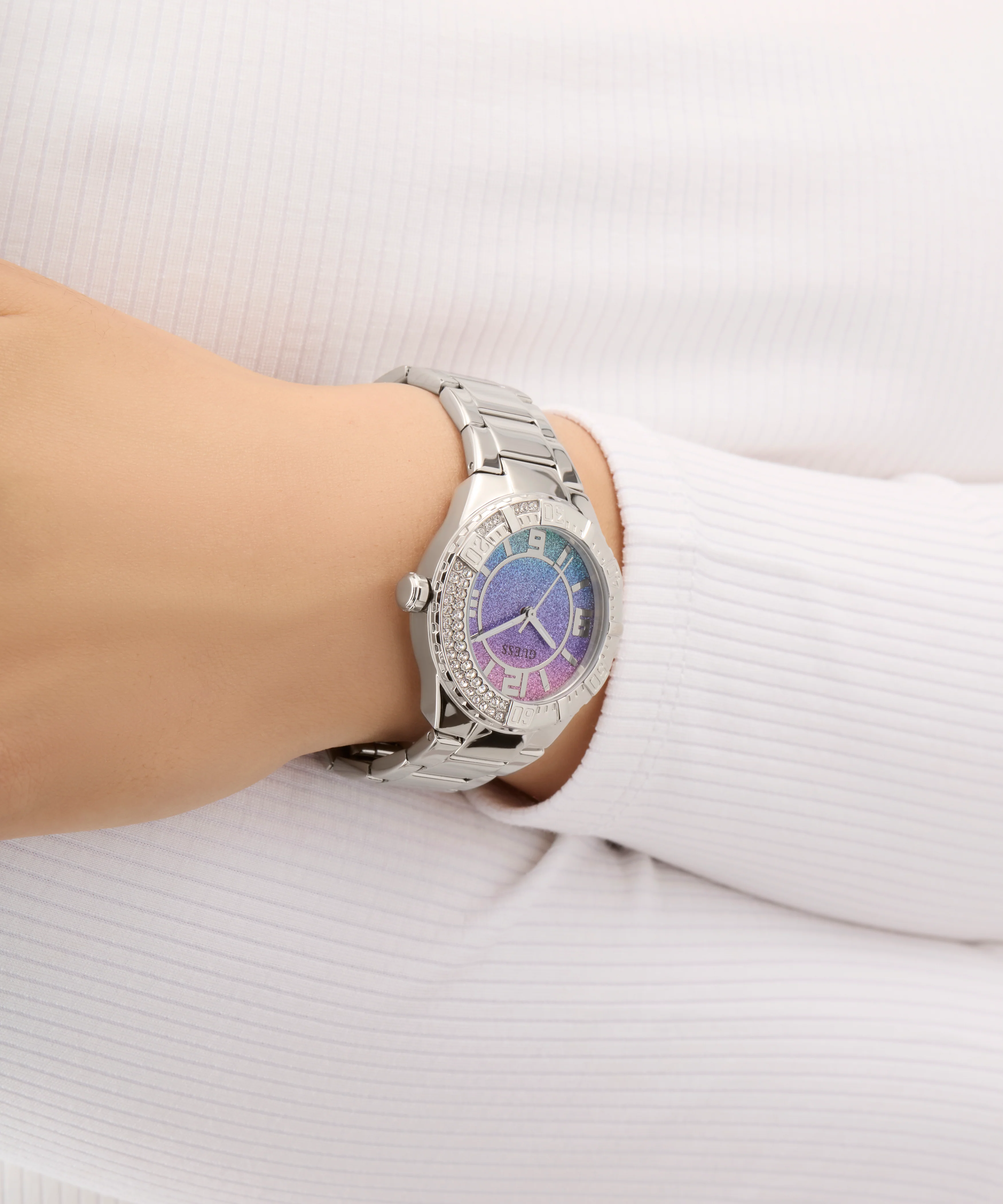 GUESS Ladies Silver Tone Multi-function Watch - Image 6