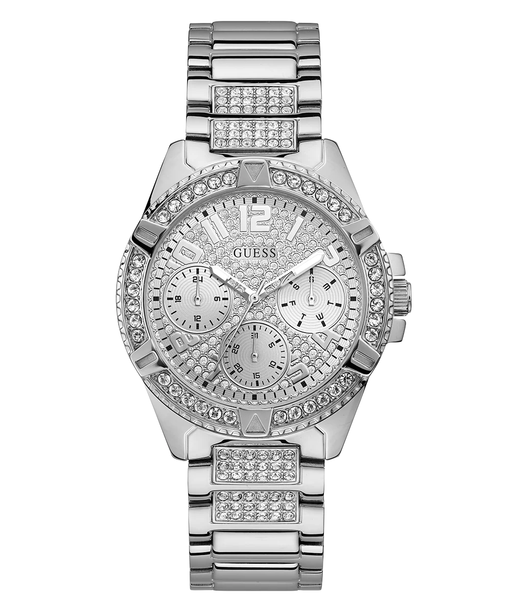 GUESS Ladies Silver Tone Multi-function Watch - Image 4